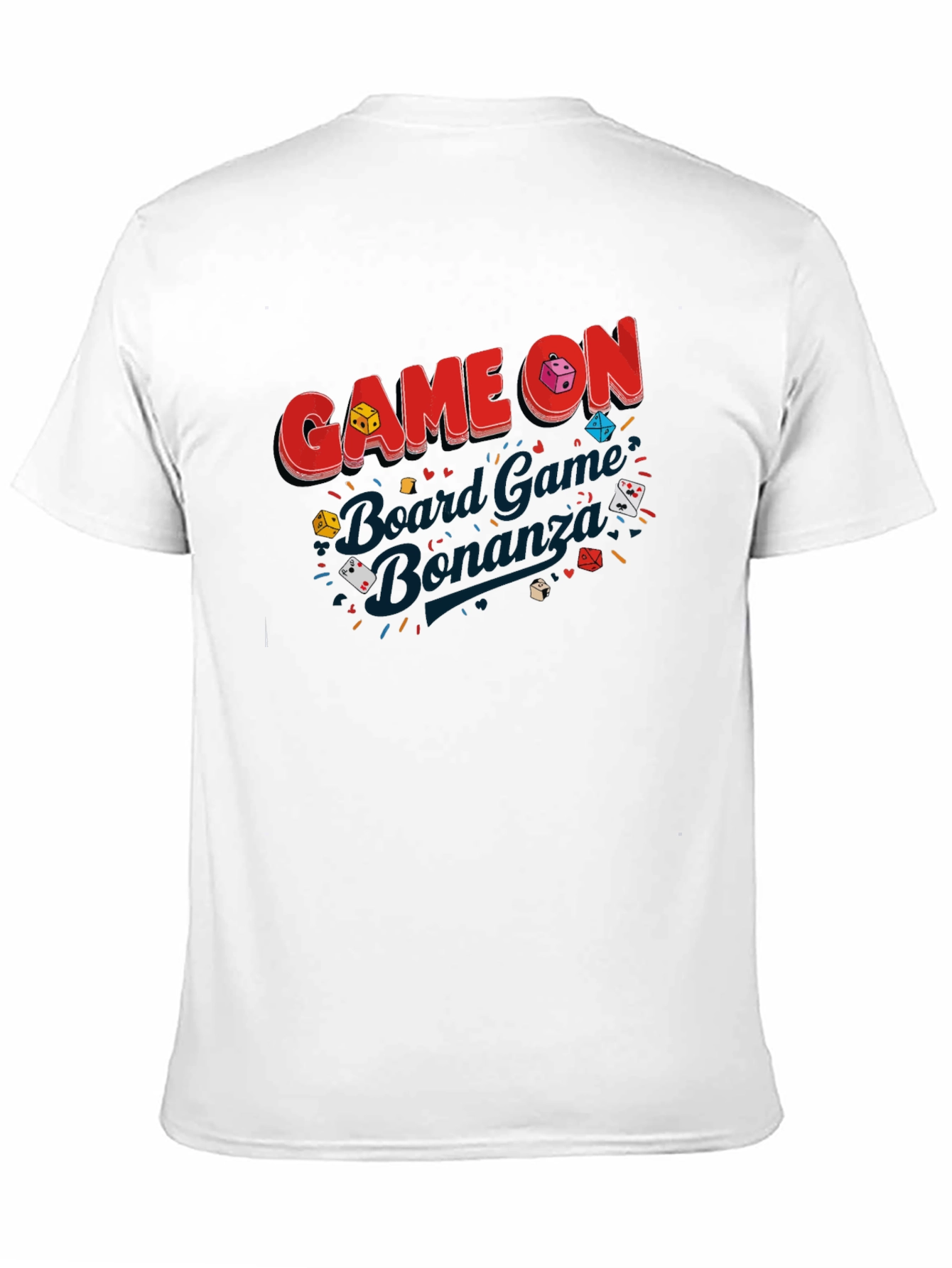 Game On Board Game Bonanza Black T-Shirt