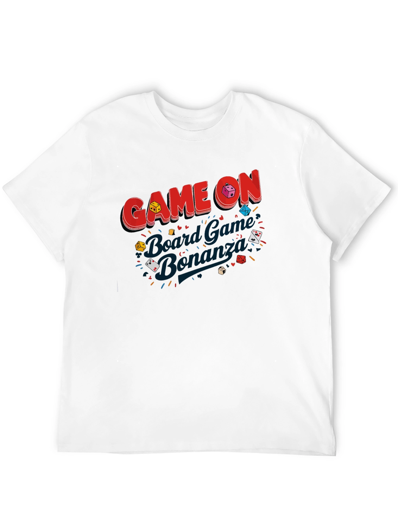 Game On Board Game Bonanza Black T-Shirt