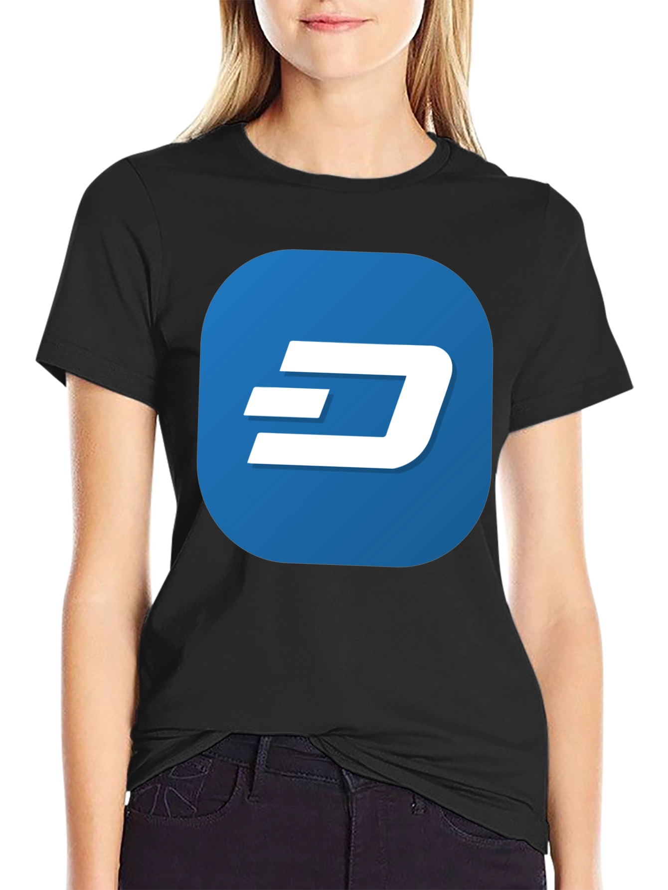 D Logo Graphic T-Shirt - Crypto Fashion Tee