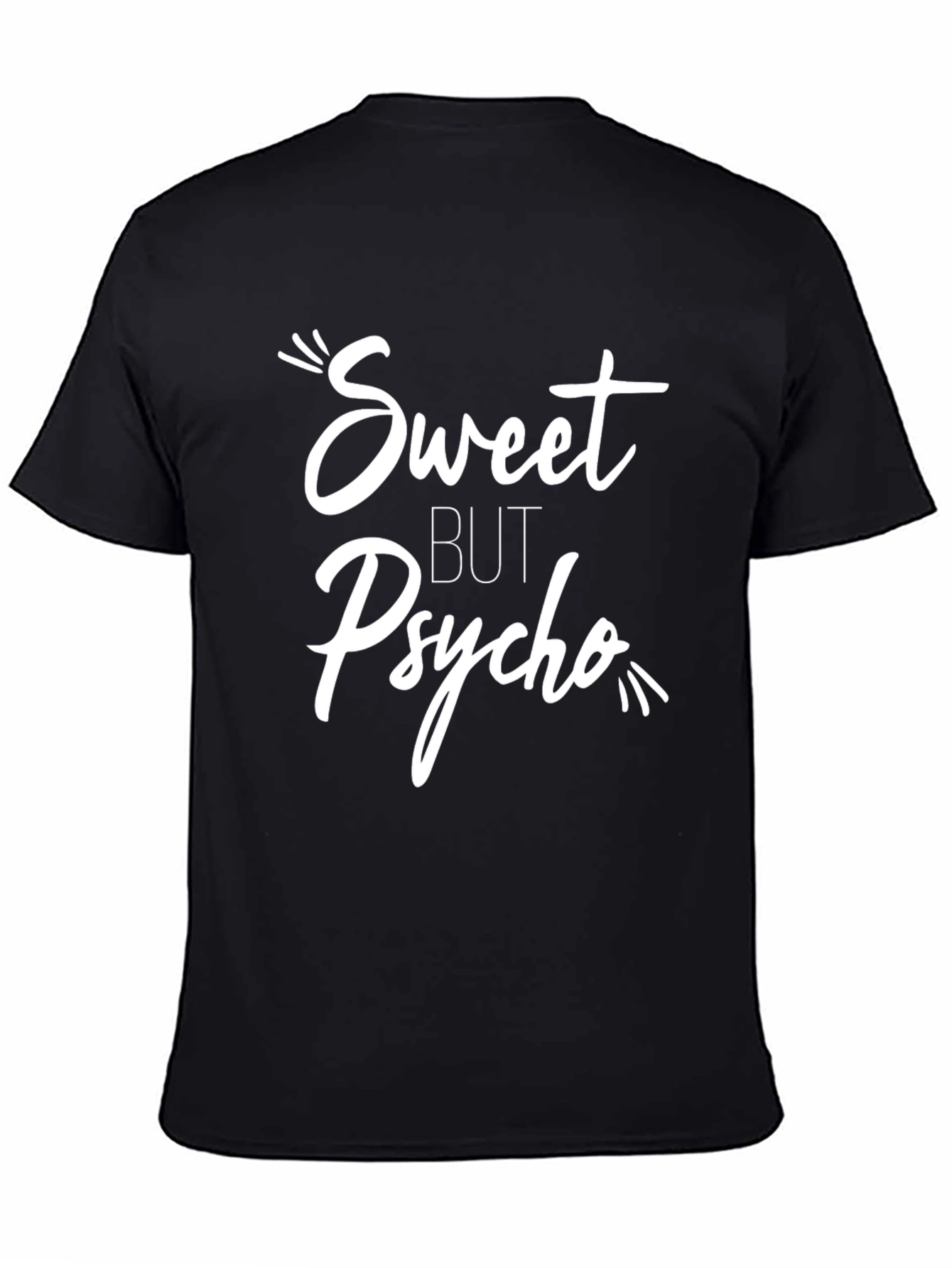 Sweet But Psycho Black Graphic T-Shirt