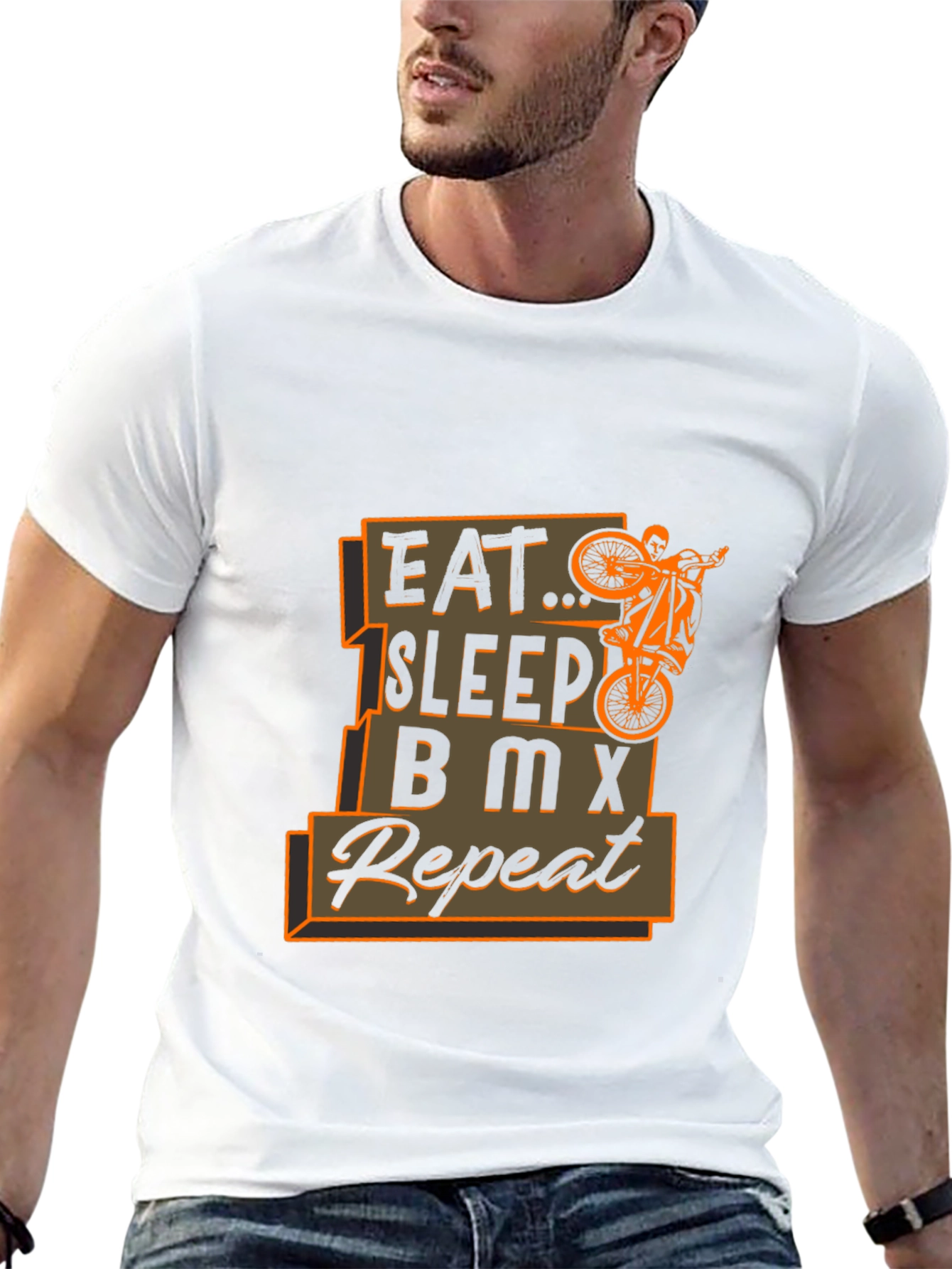 Eat Sleep BMX Repeat T-Shirt