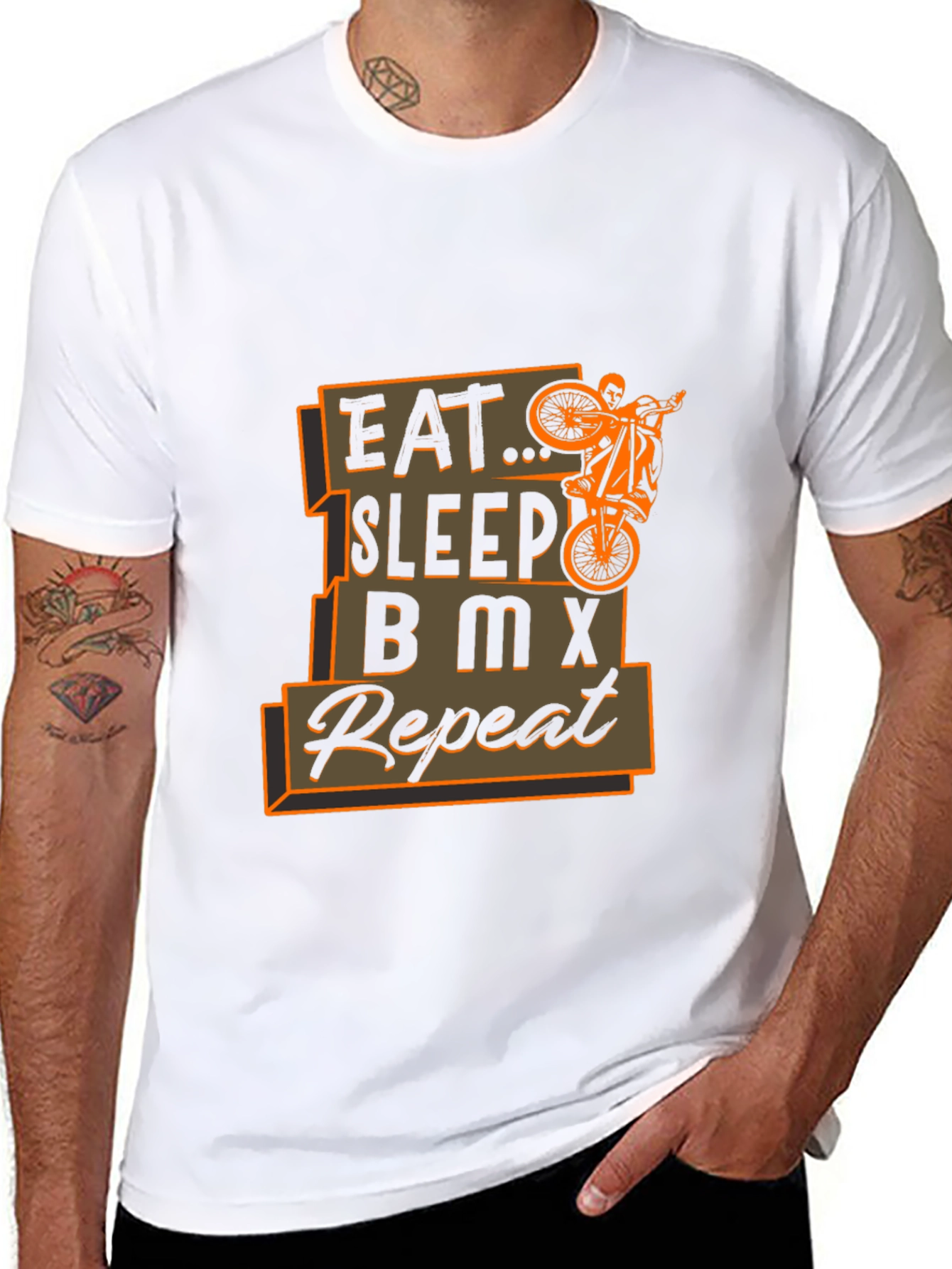 Eat Sleep BMX Repeat T-Shirt