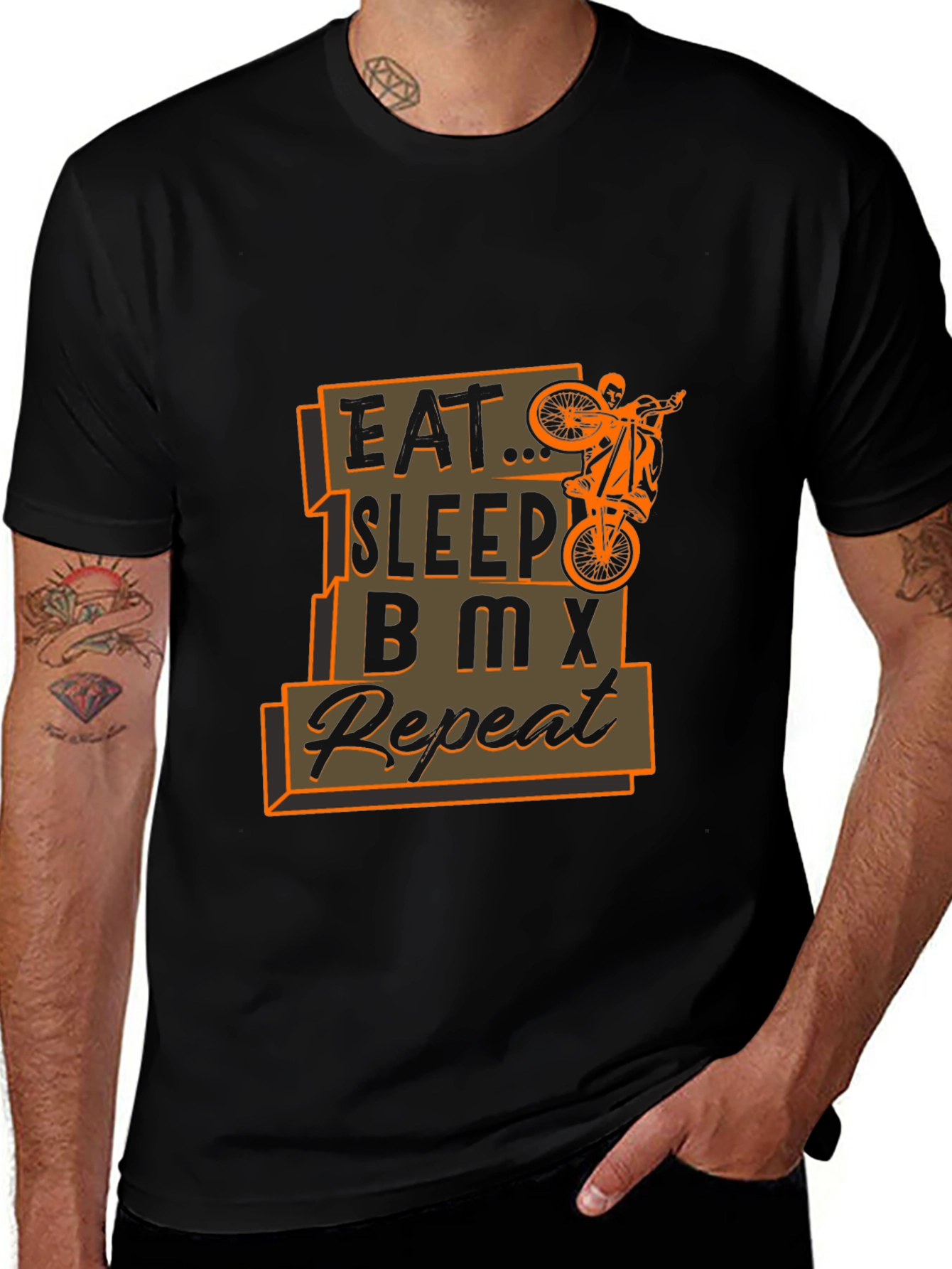 Eat Sleep BMX Repeat T-Shirt