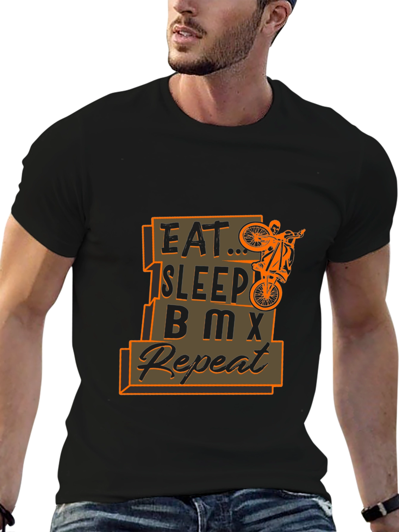 Eat Sleep BMX Repeat T-Shirt