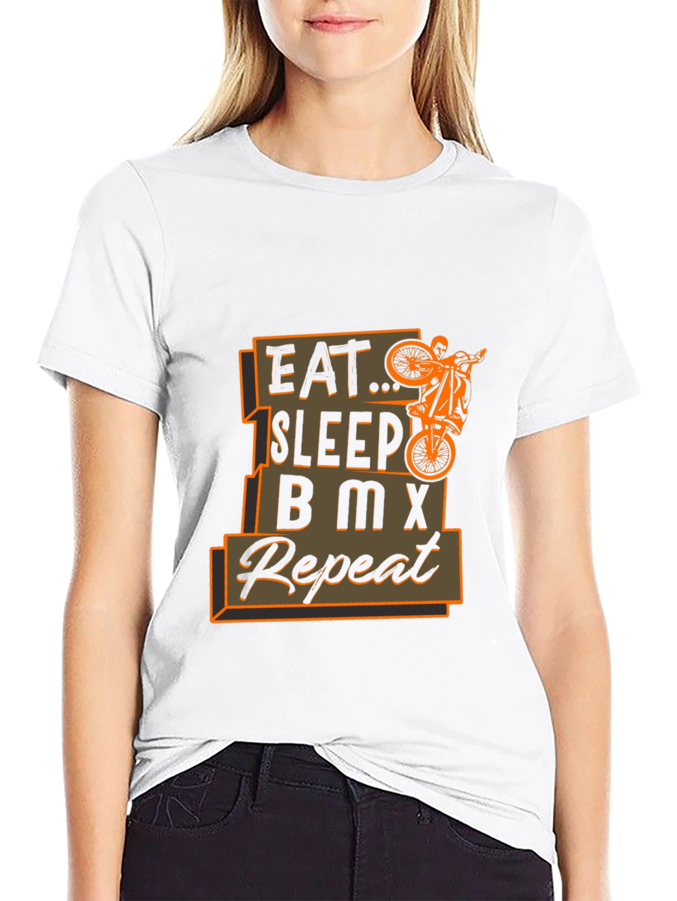 Eat Sleep BMX Repeat T-Shirt