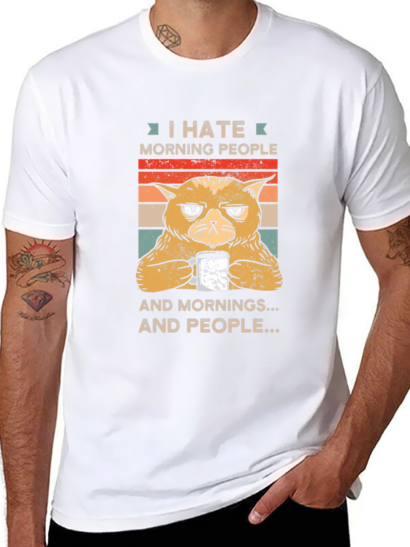 I Hate Morning People Graphic T-Shirt