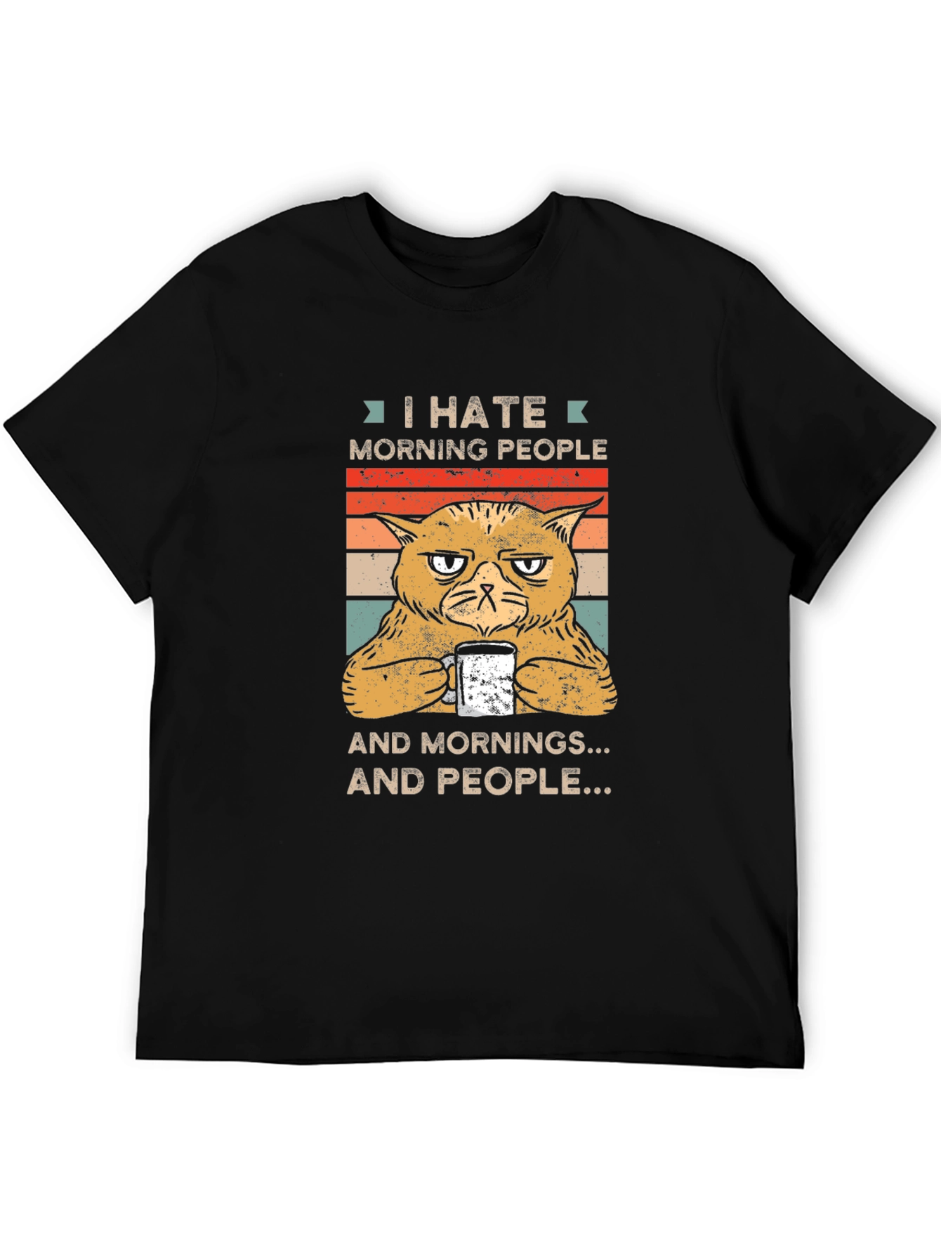 I Hate Morning People Graphic T-Shirt