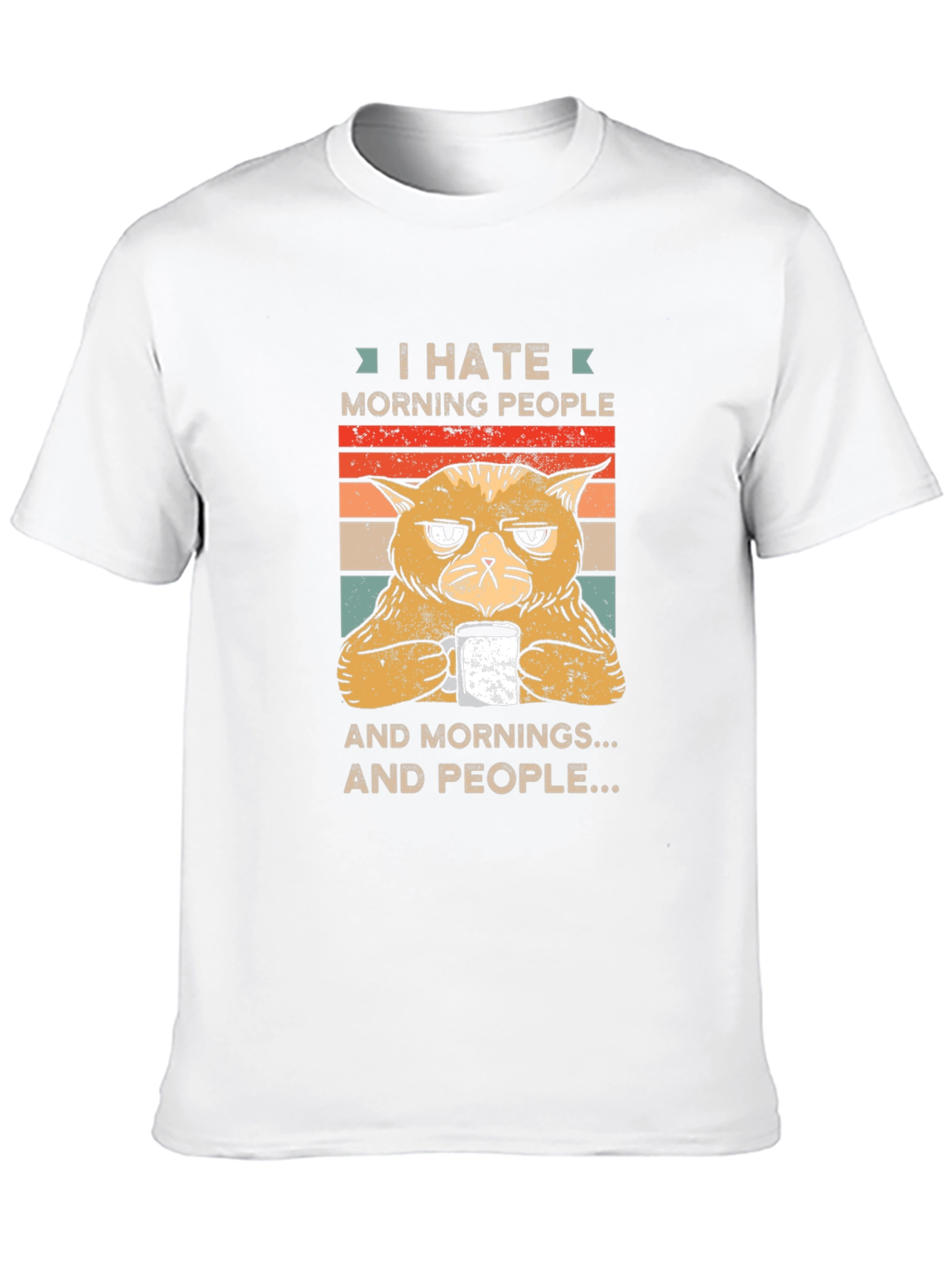 I Hate Morning People Graphic T-Shirt