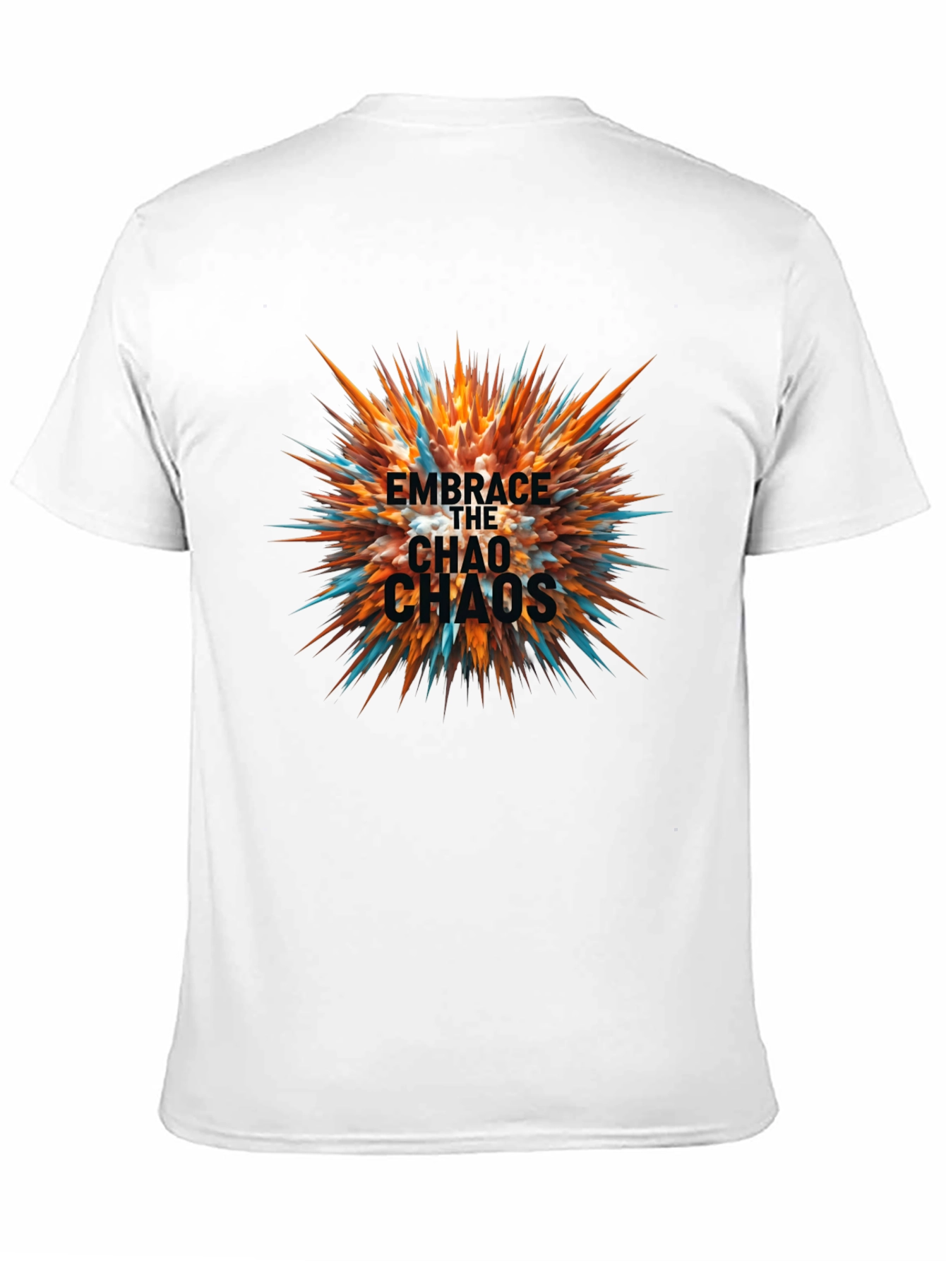 Embrace the Chaos Black Graphic Tee
