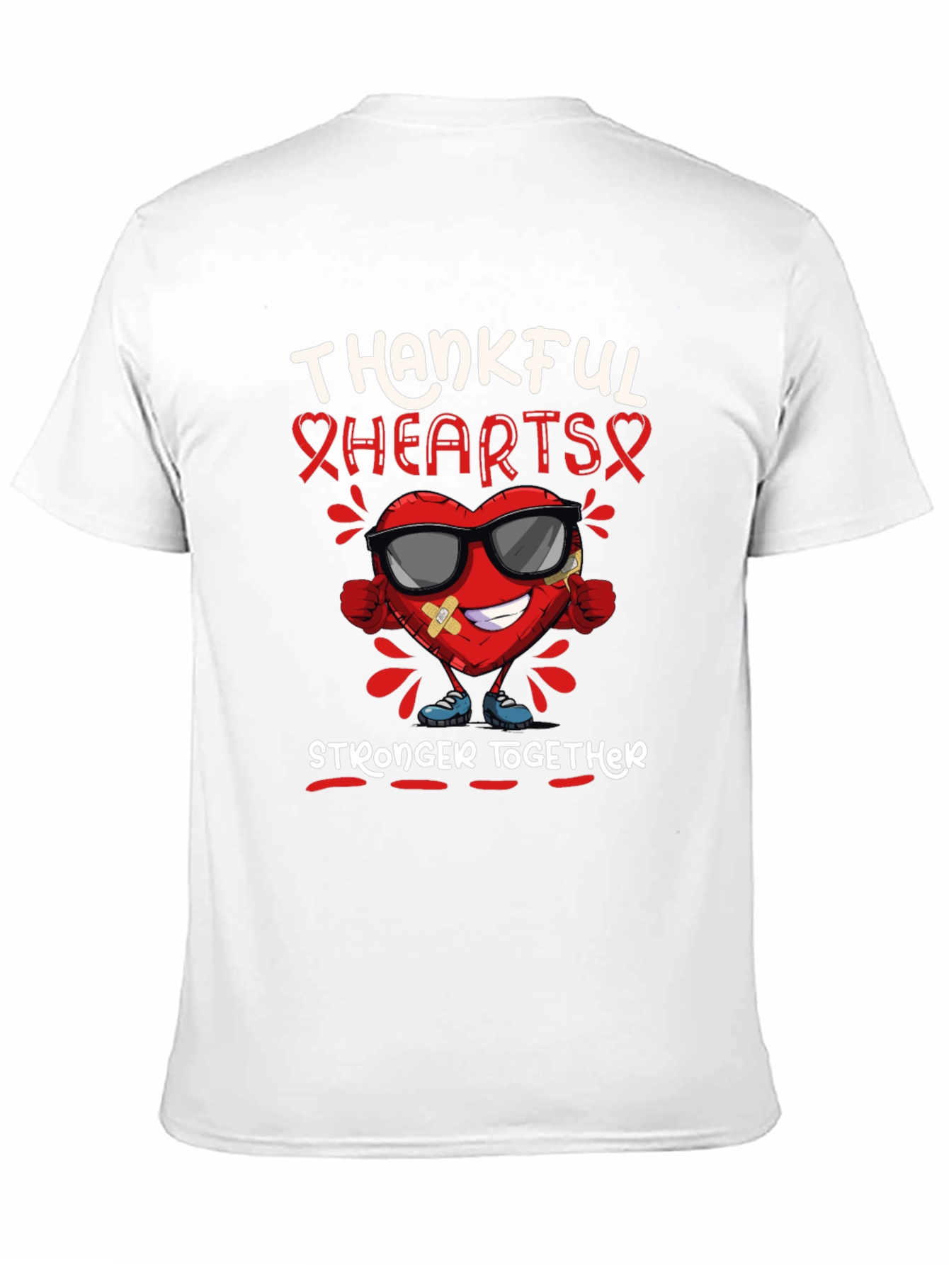 Thankful Hearts Stronger Together T-Shirt