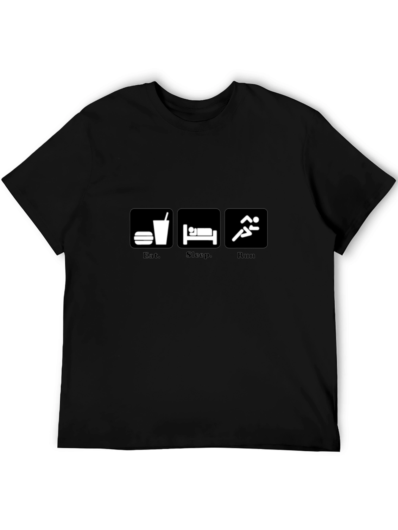Eat Sleep Run T-Shirt - Gym Fitness Sportswear
