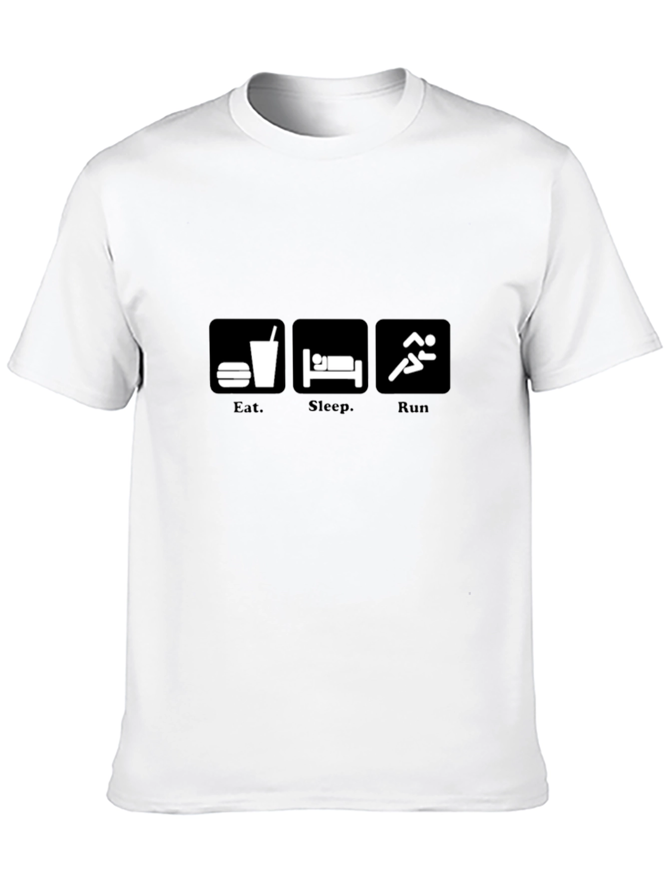 Eat Sleep Run T-Shirt - Gym Fitness Sportswear