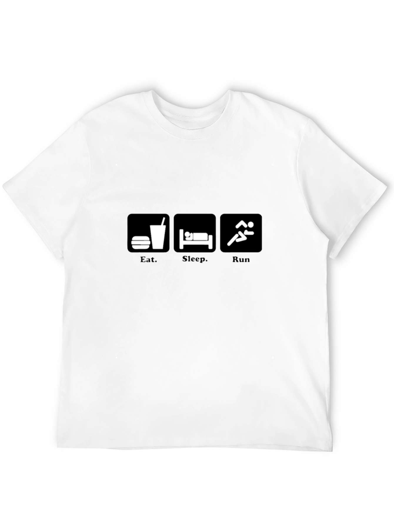 Eat Sleep Run T-Shirt - Gym Fitness Sportswear