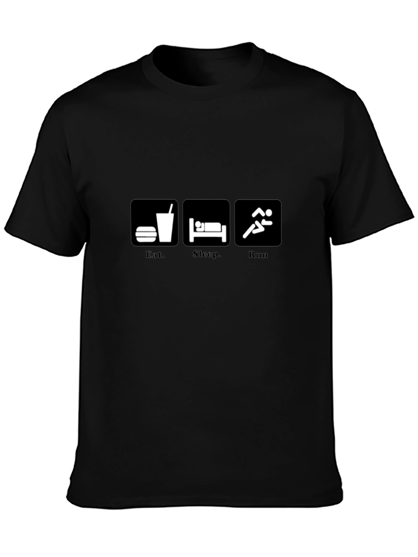 Eat Sleep Run T-Shirt - Gym Fitness Sportswear