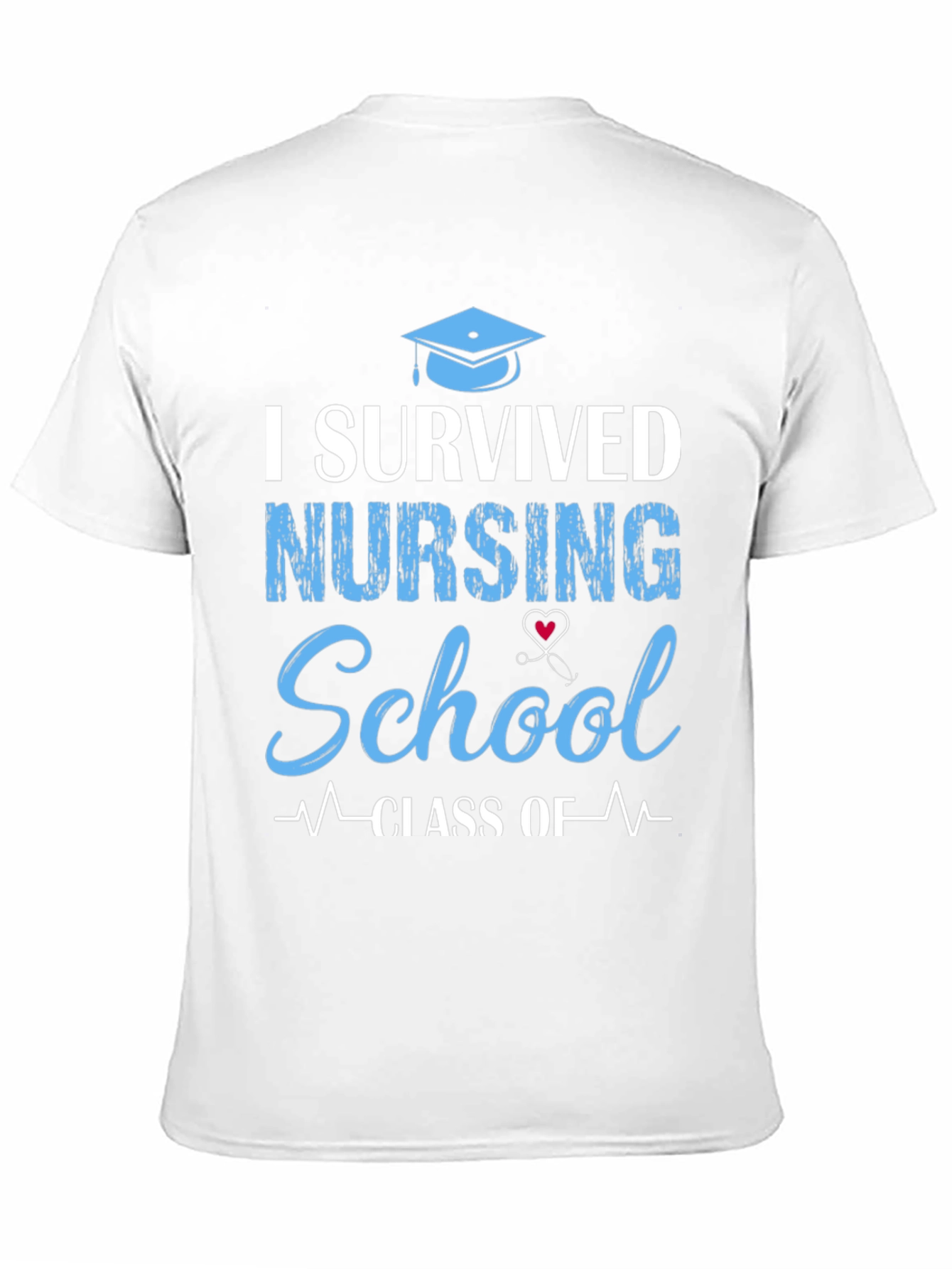 I Survived Nursing School T-Shirt Graduation Gift