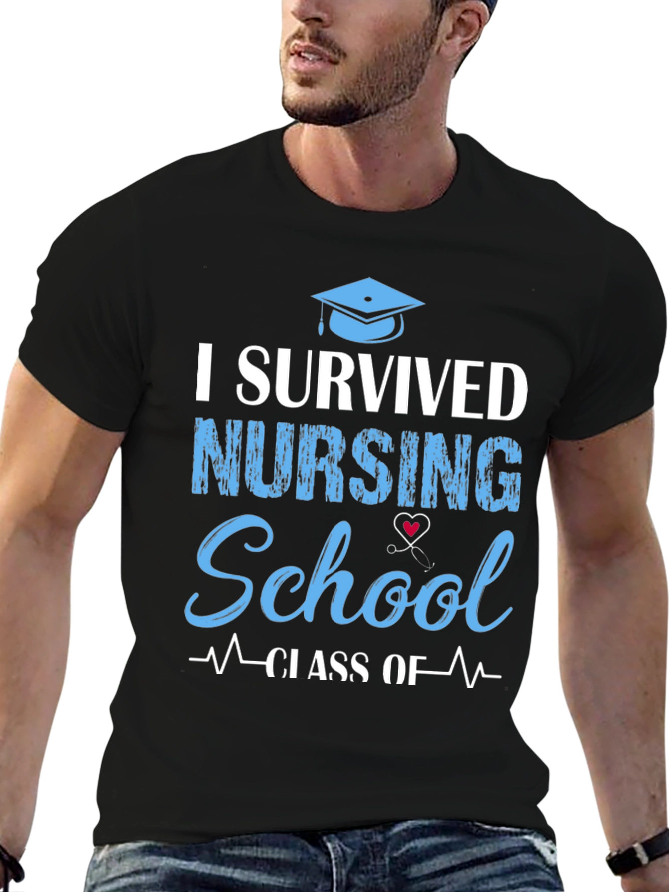 I Survived Nursing School T-Shirt Graduation Gift