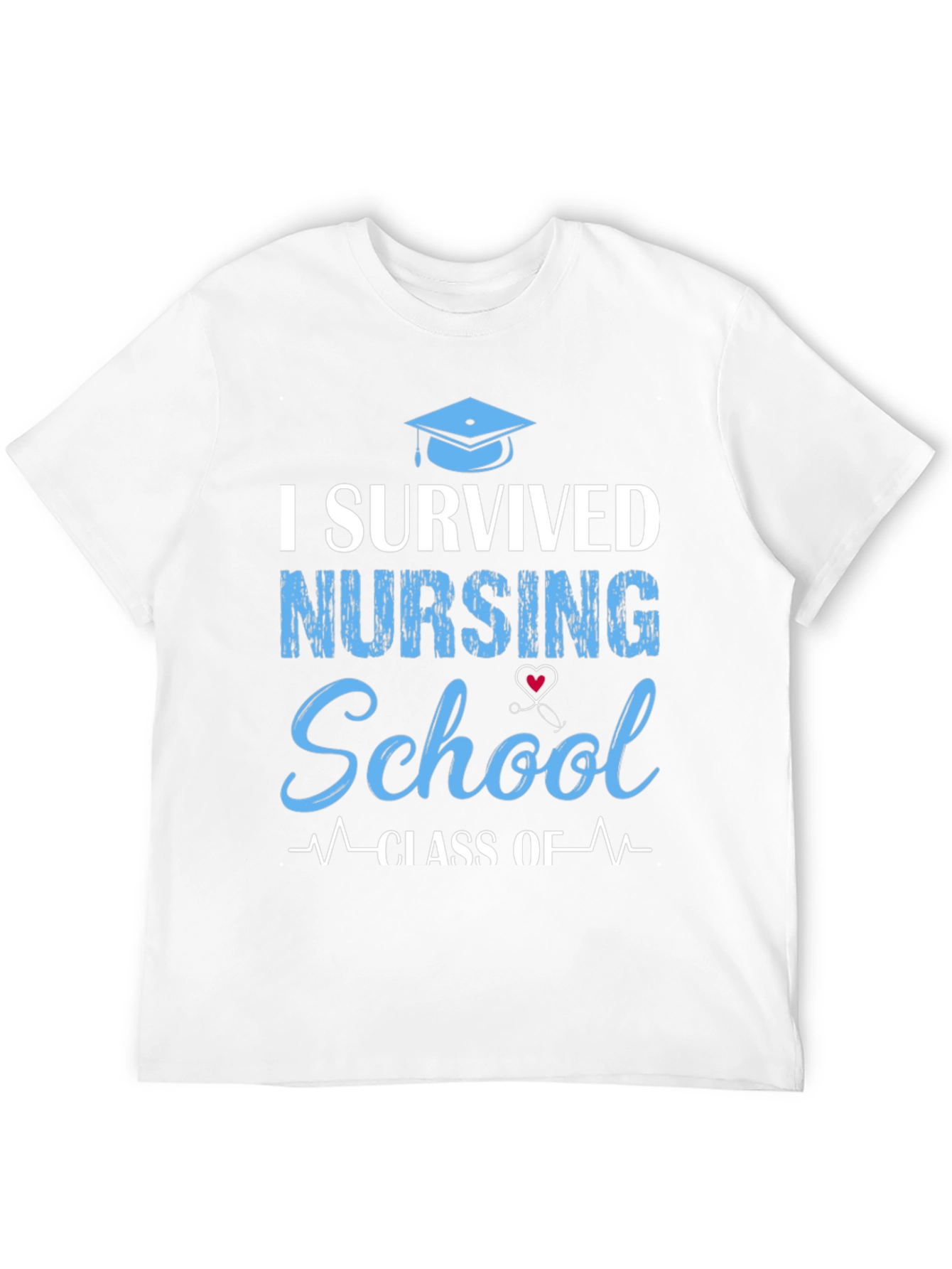 I Survived Nursing School T-Shirt Graduation Gift