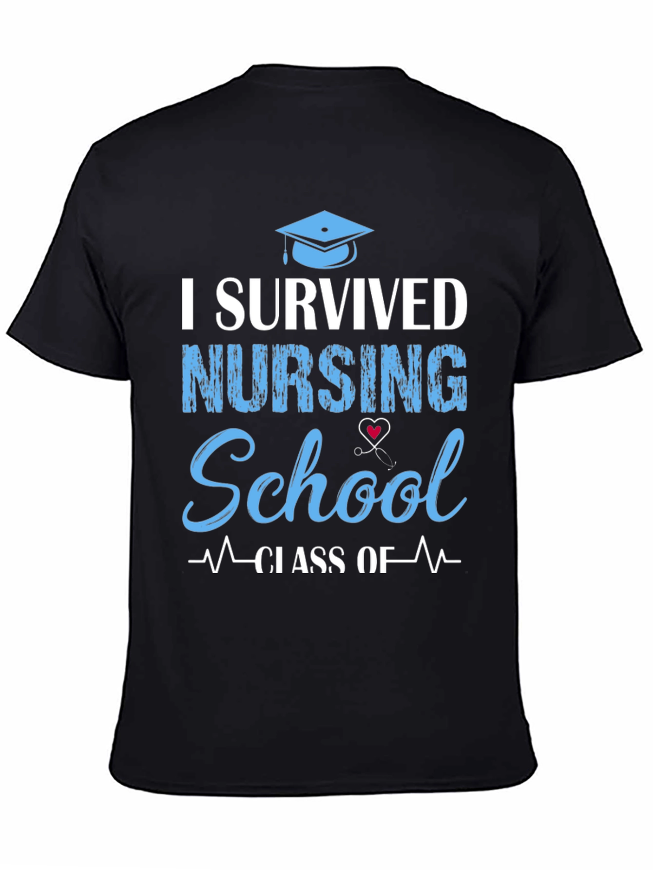 I Survived Nursing School T-Shirt Graduation Gift