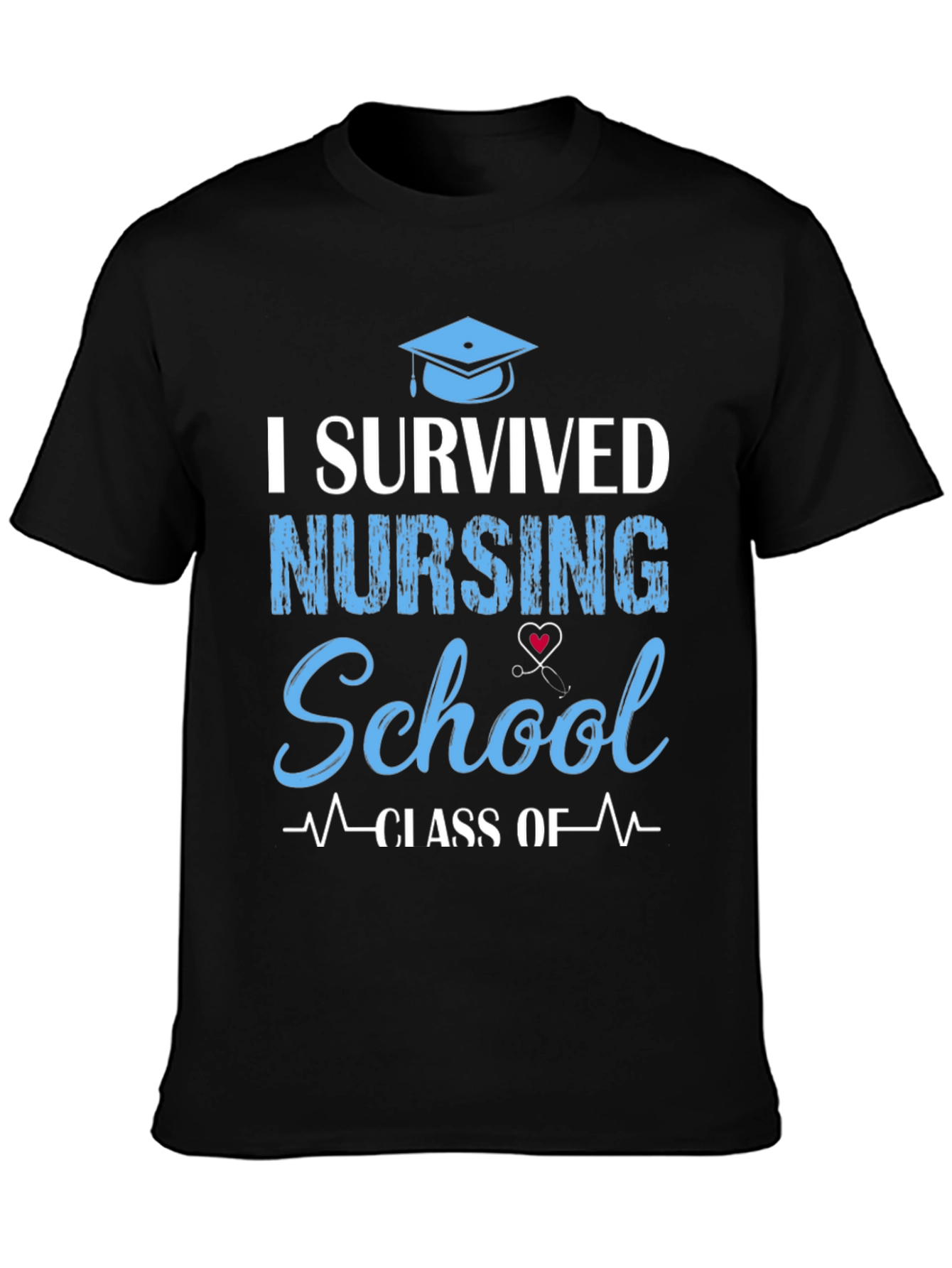 I Survived Nursing School T-Shirt Graduation Gift