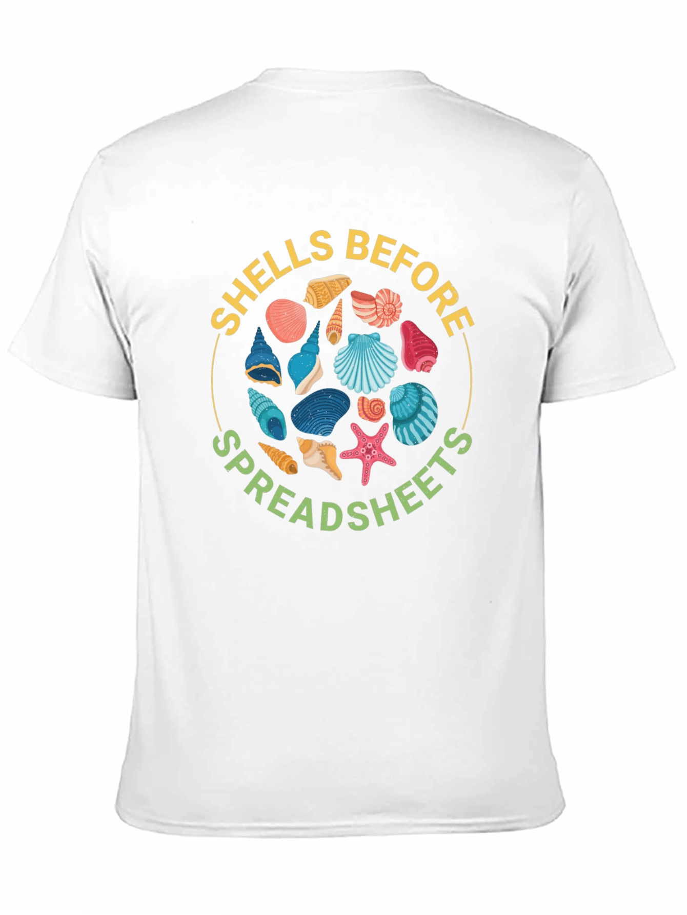 Shells Before Spreadsheets Graphic Tee