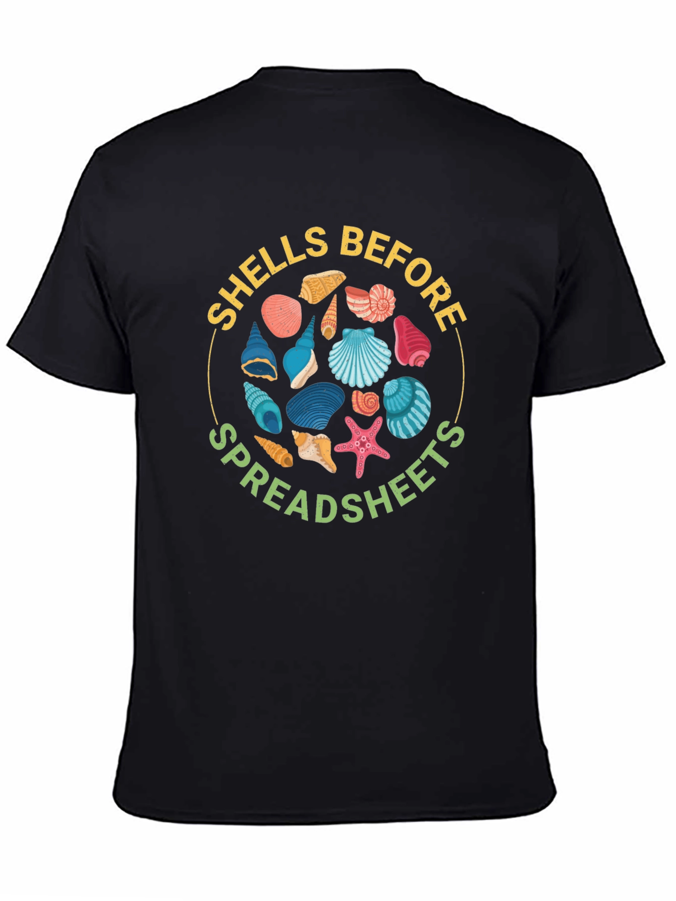 Shells Before Spreadsheets Graphic Tee