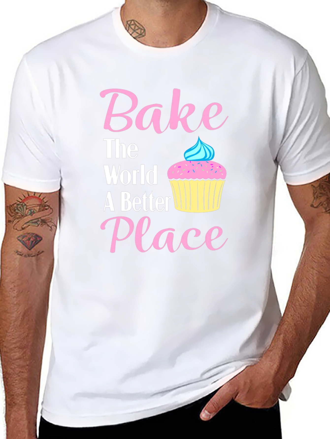 Bake The World Better T-Shirt | Baking Tee