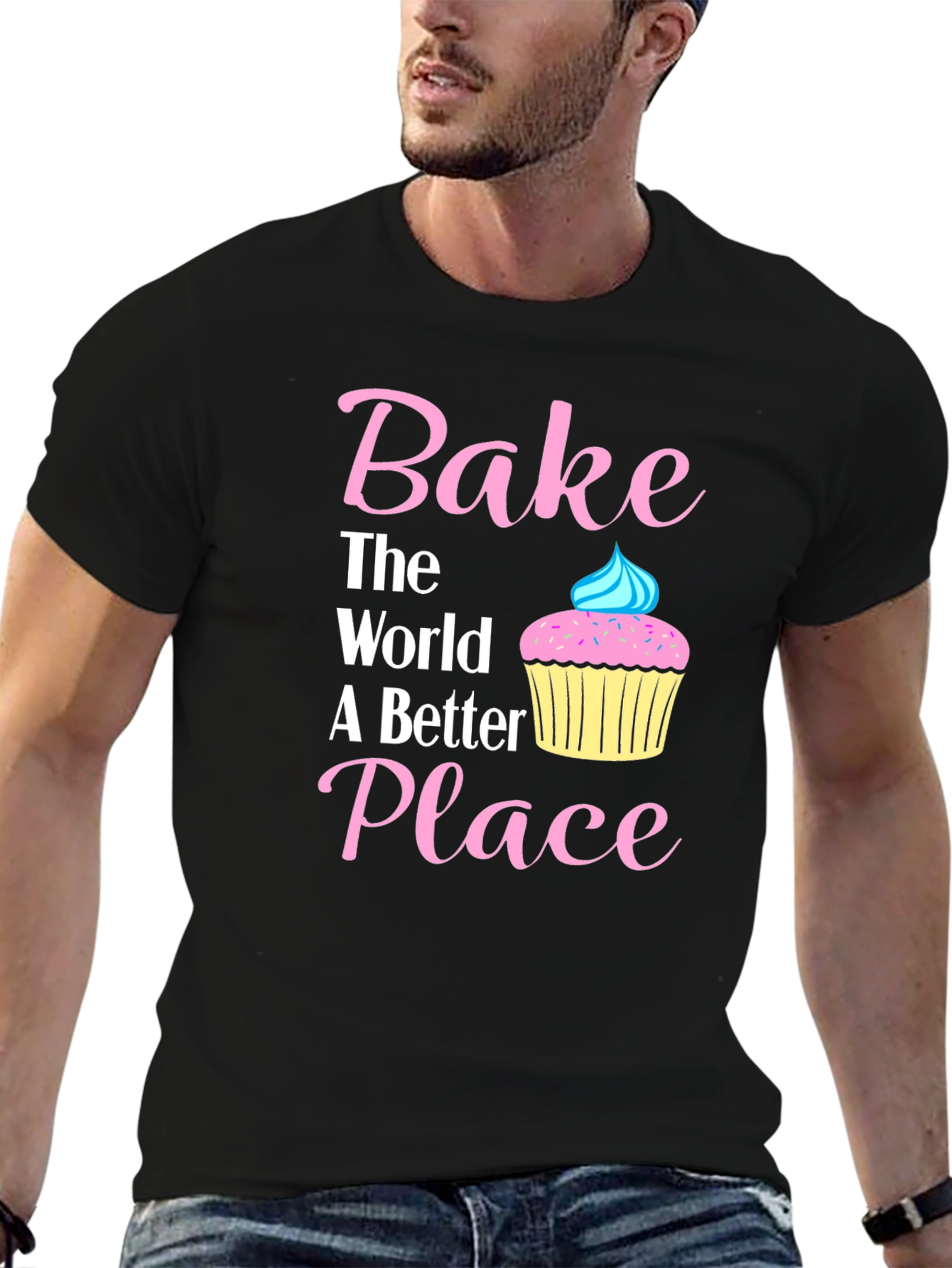Bake The World Better T-Shirt | Baking Tee