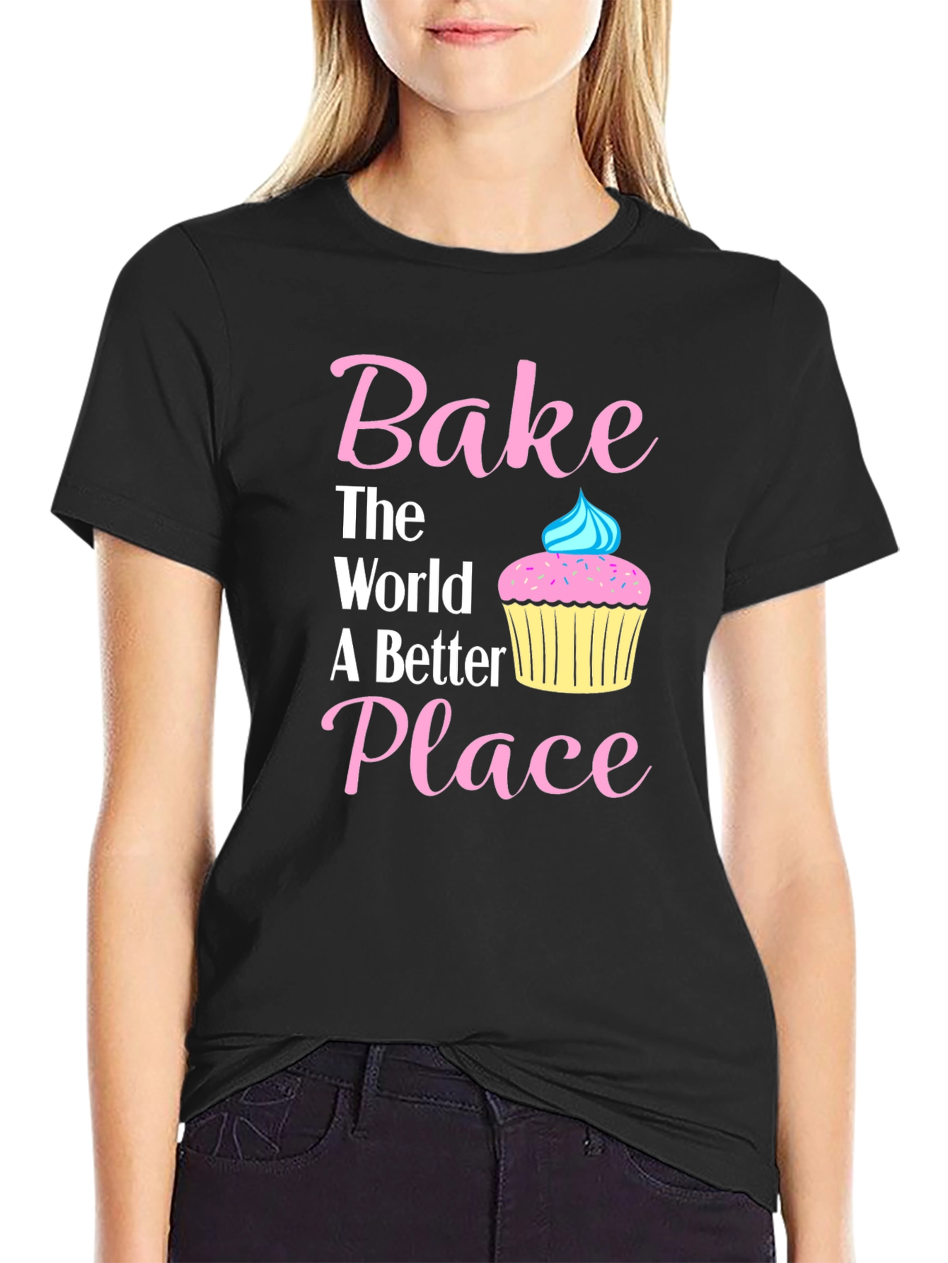 Bake The World Better T-Shirt | Baking Tee