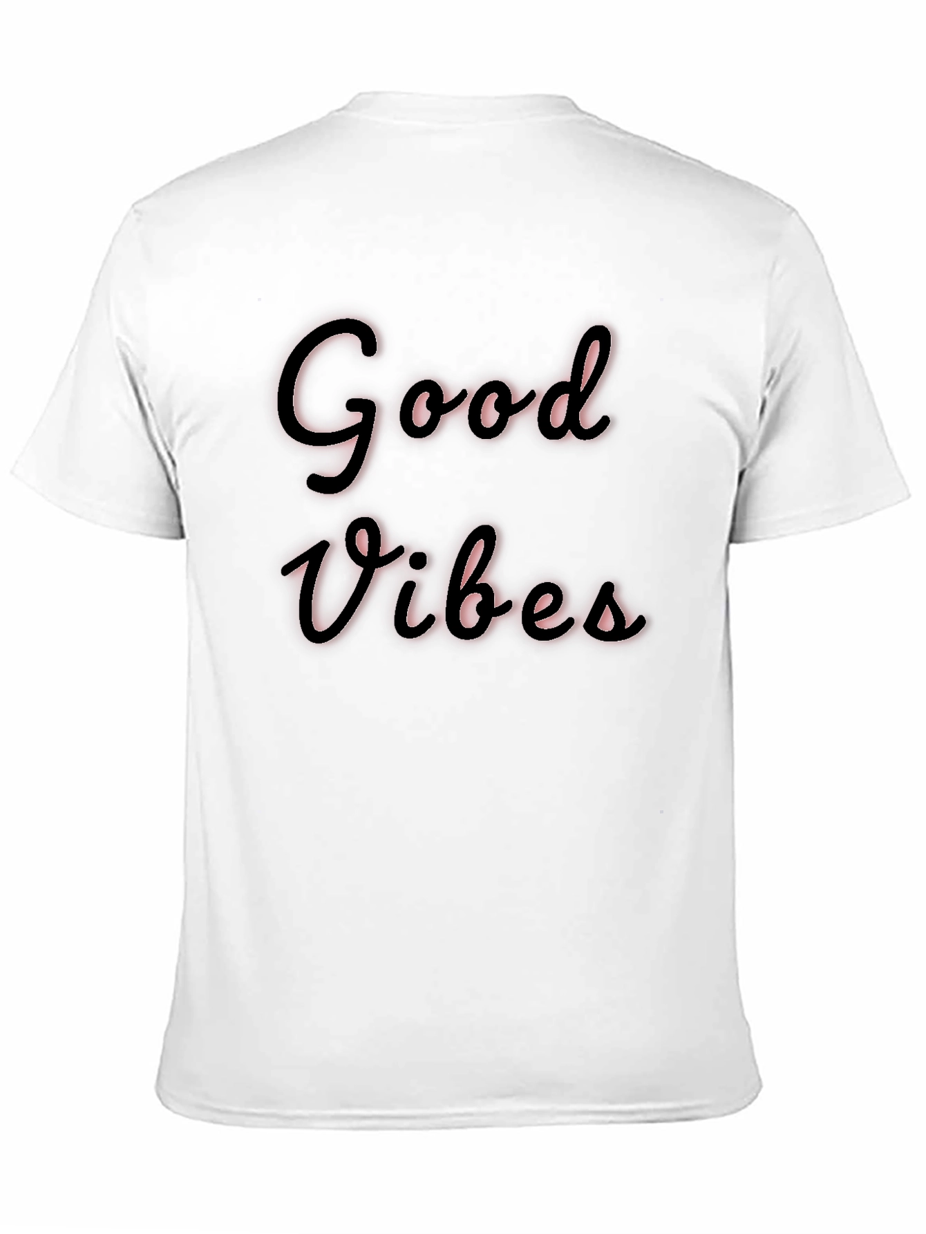 Good Vibes Black T-Shirt - Stylish & Comfortable