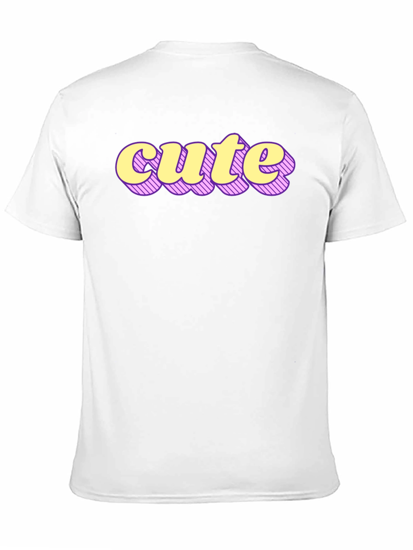 Cute Graphic Print Black T-Shirt