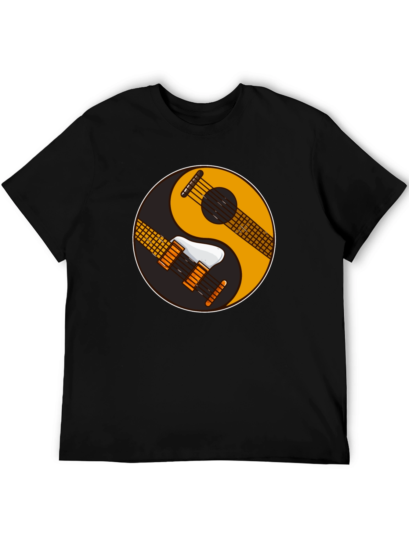 Yin Yang Guitar T-Shirt - Music Lover Tee
