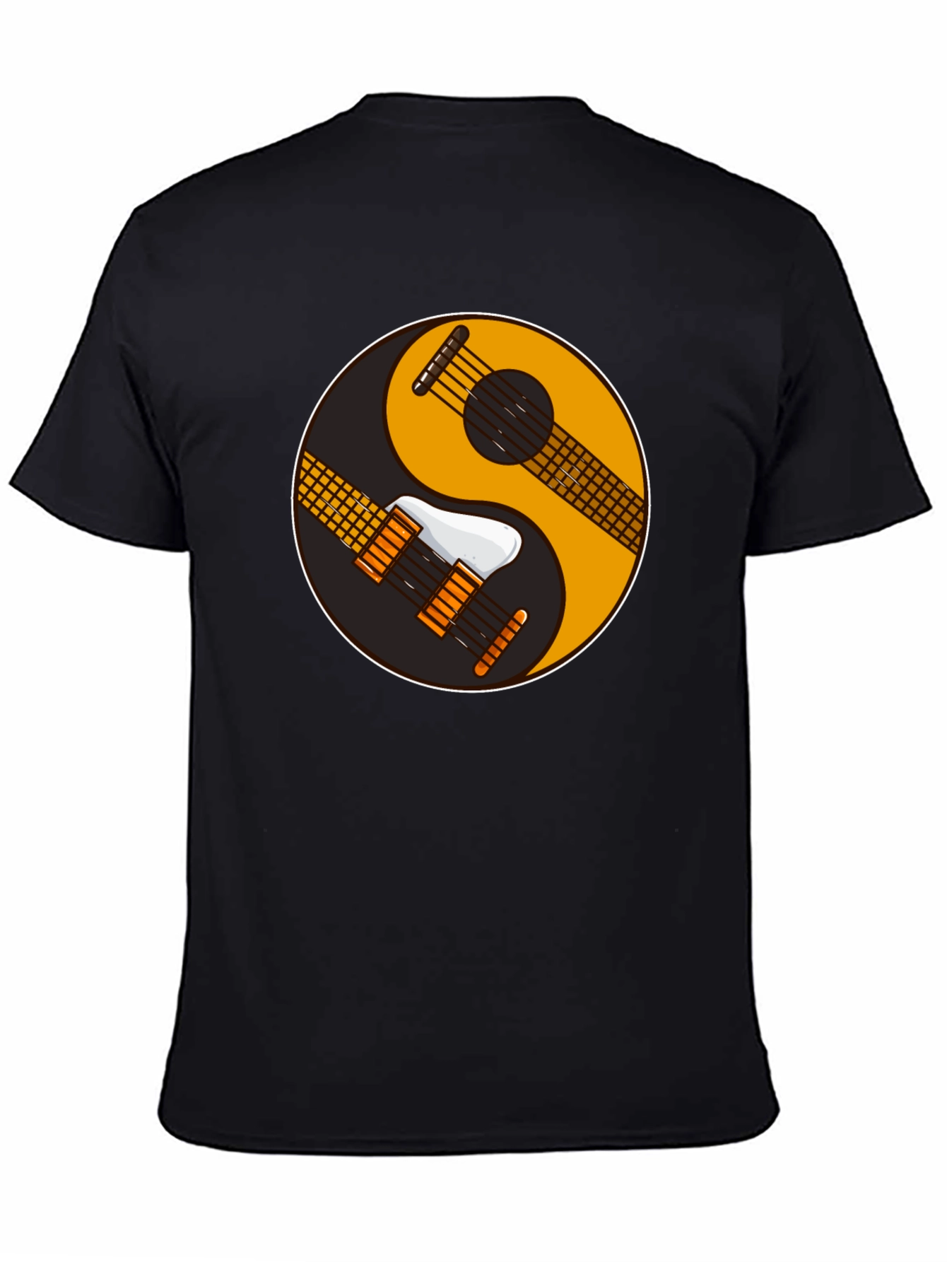 Yin Yang Guitar T-Shirt - Music Lover Tee