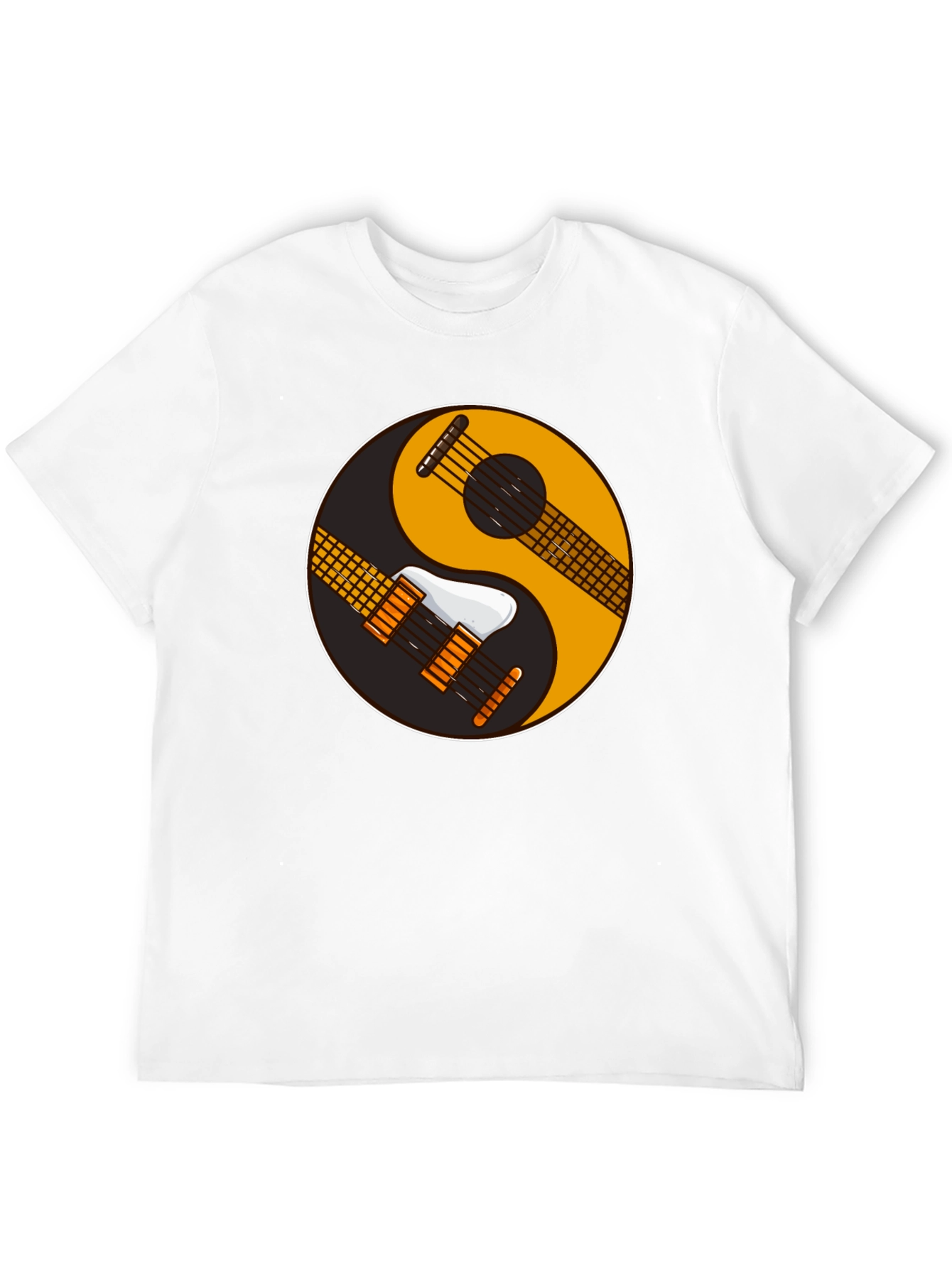 Yin Yang Guitar T-Shirt - Music Lover Tee