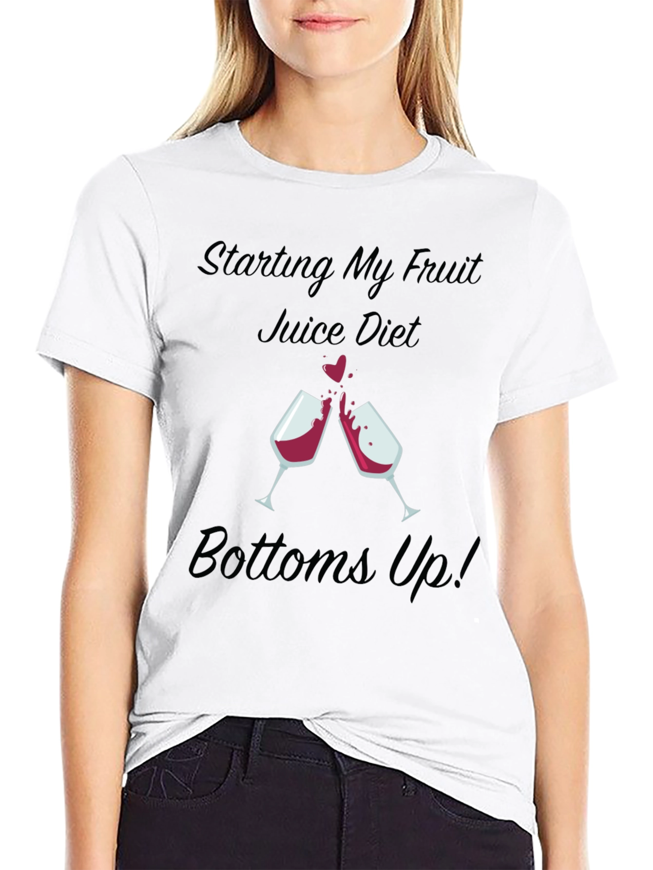 Fruit Juice Diet T-Shirt - Bottoms Up!