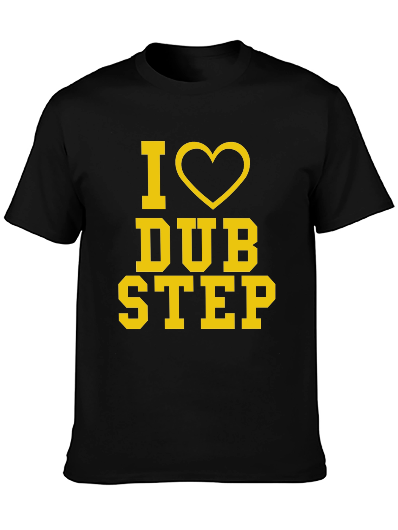 I Love Dubstep Black Graphic Tee