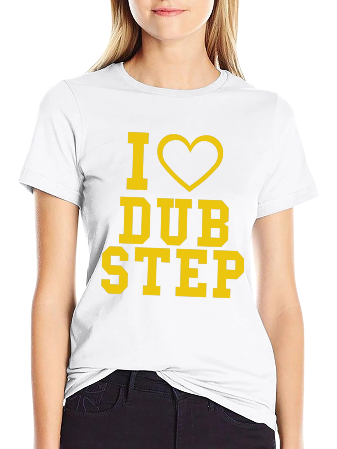 I Love Dubstep Black Graphic Tee