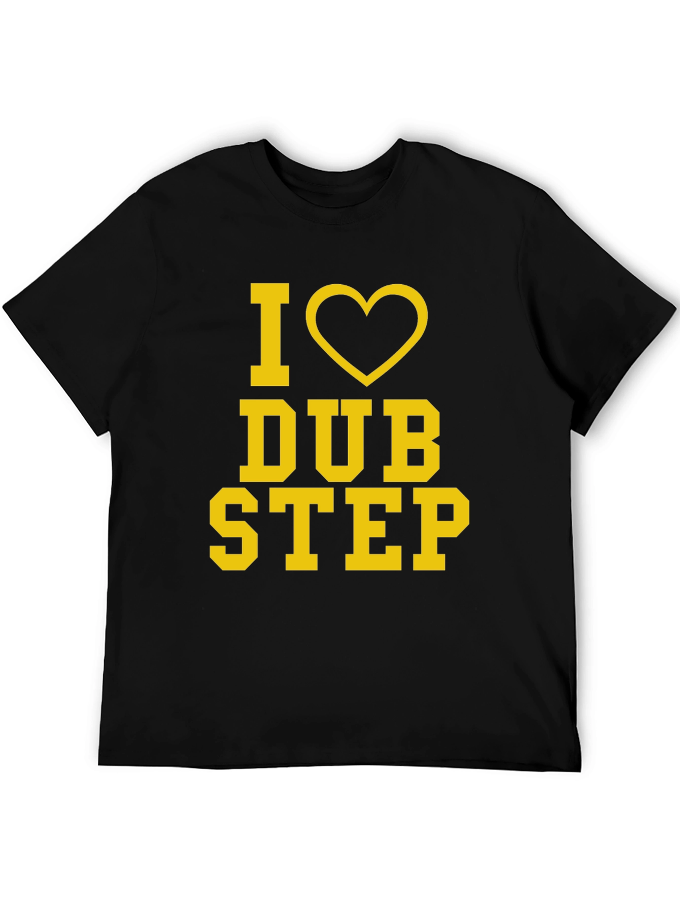 I Love Dubstep Black Graphic Tee