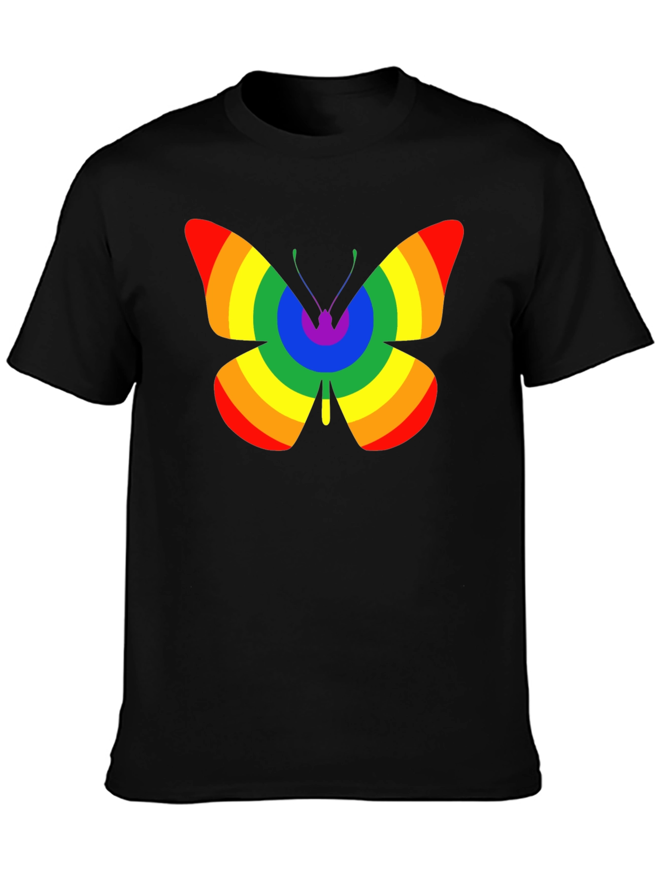 Rainbow Butterfly Graphic Tee