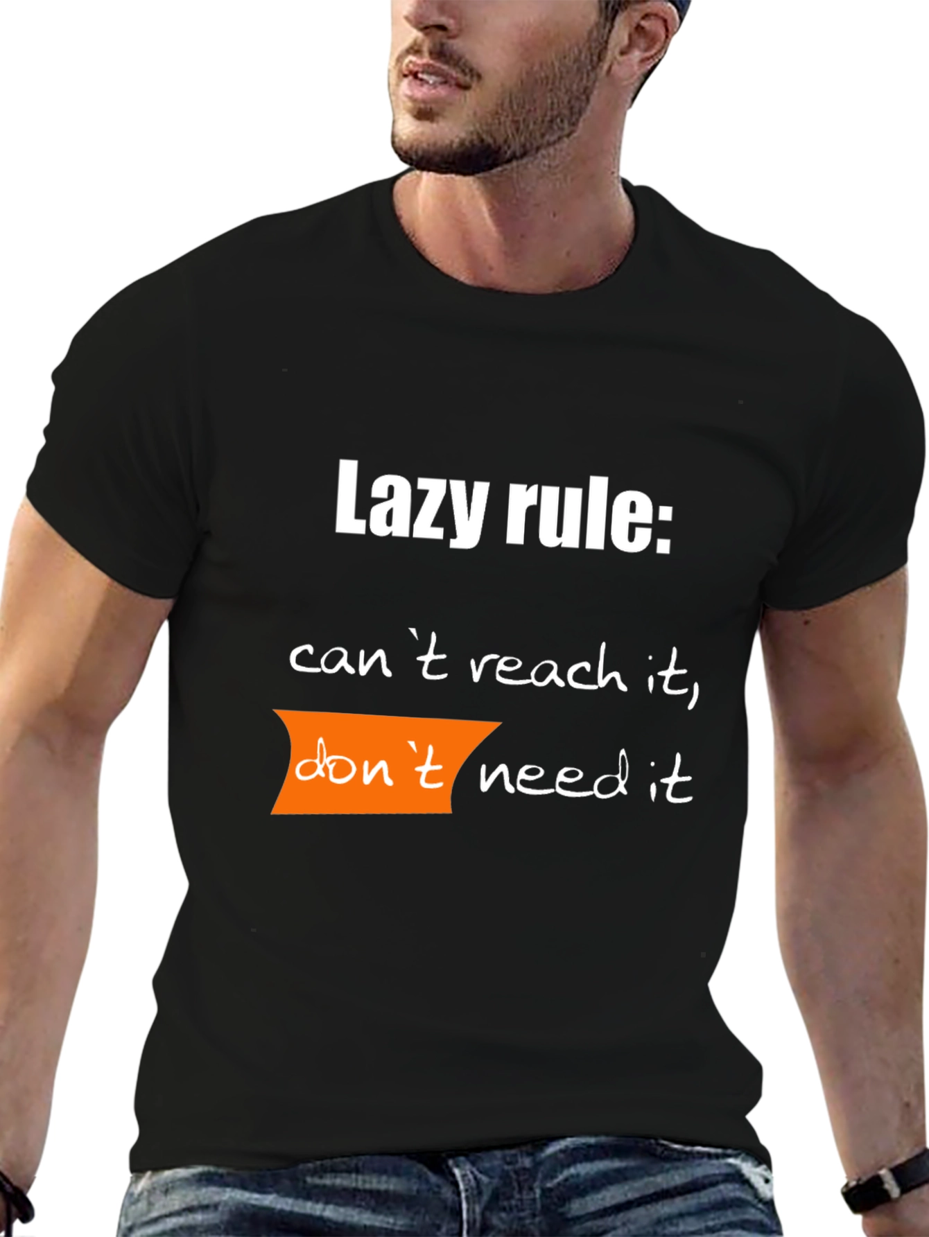 Lazy Rule Funny Graphic T-Shirt