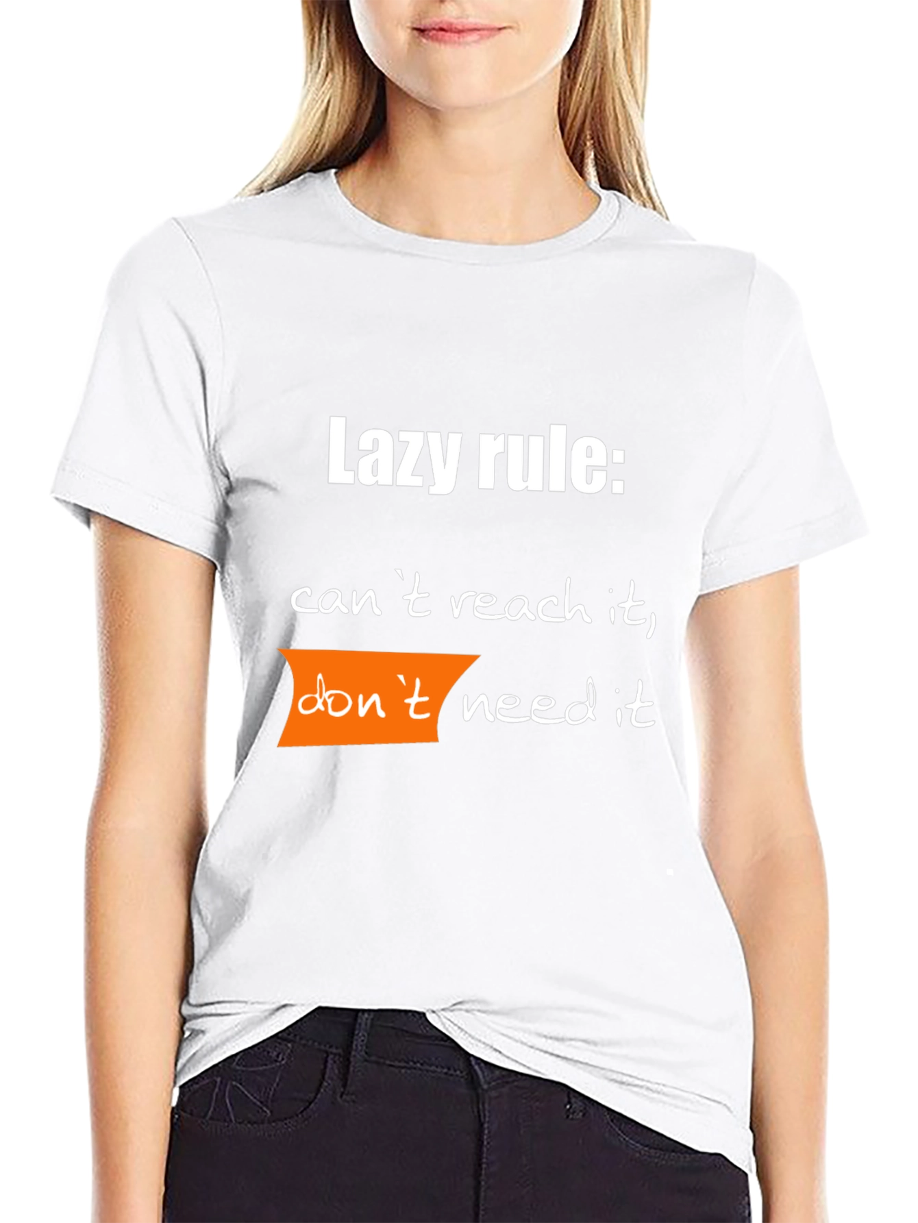 Lazy Rule Funny Graphic T-Shirt