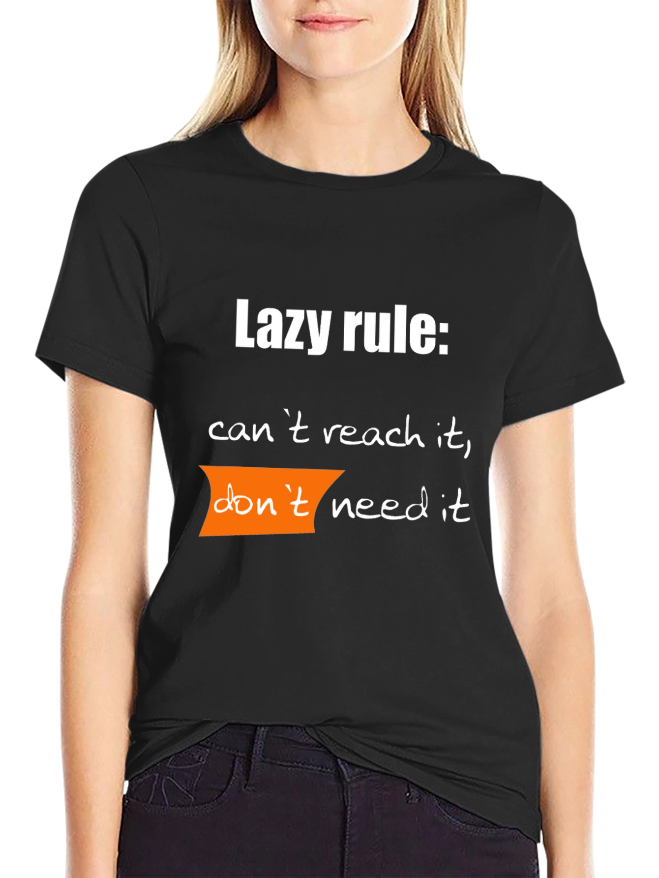 Lazy Rule Funny Graphic T-Shirt