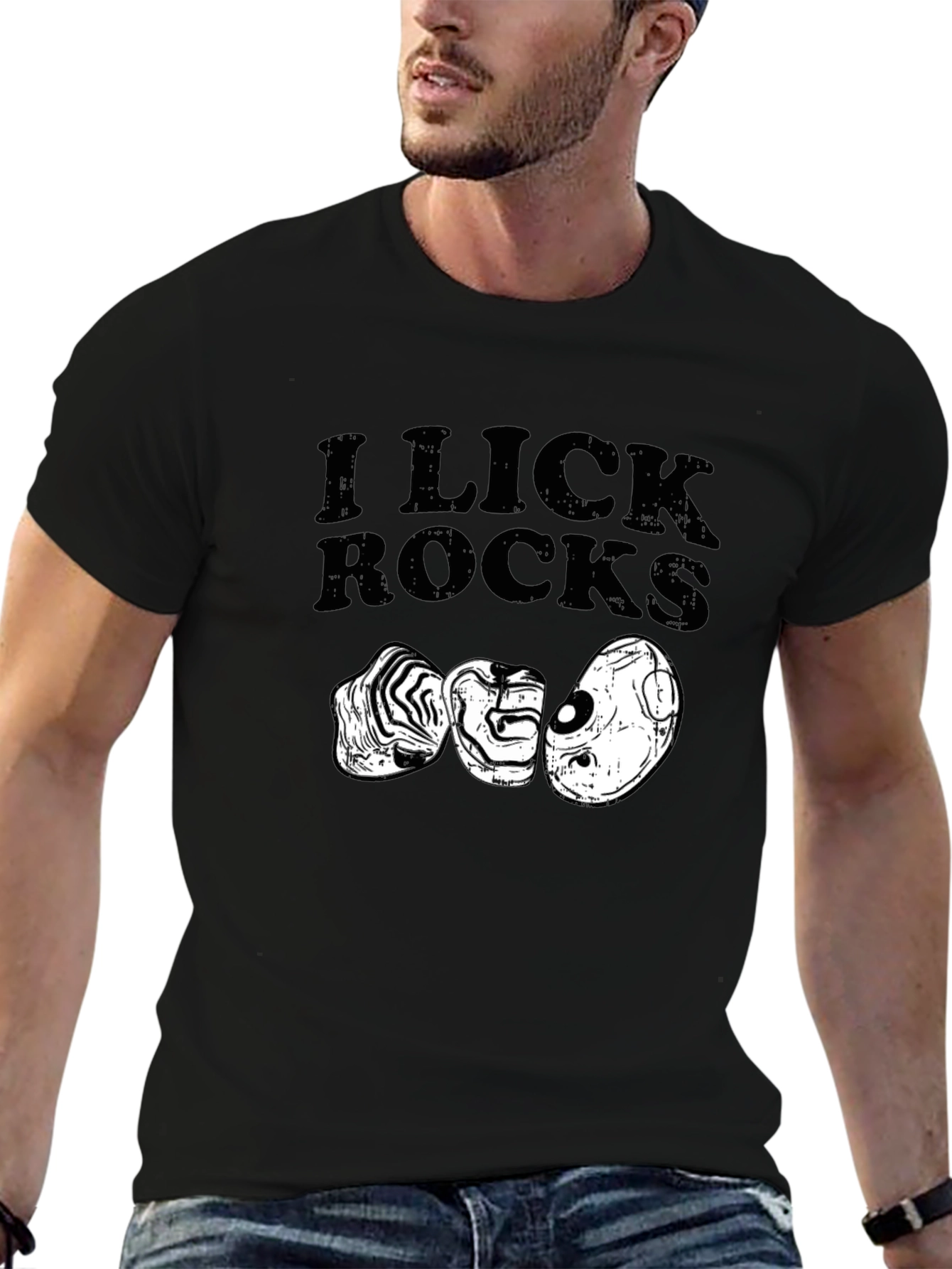 I Lick Rocks Graphic Tee