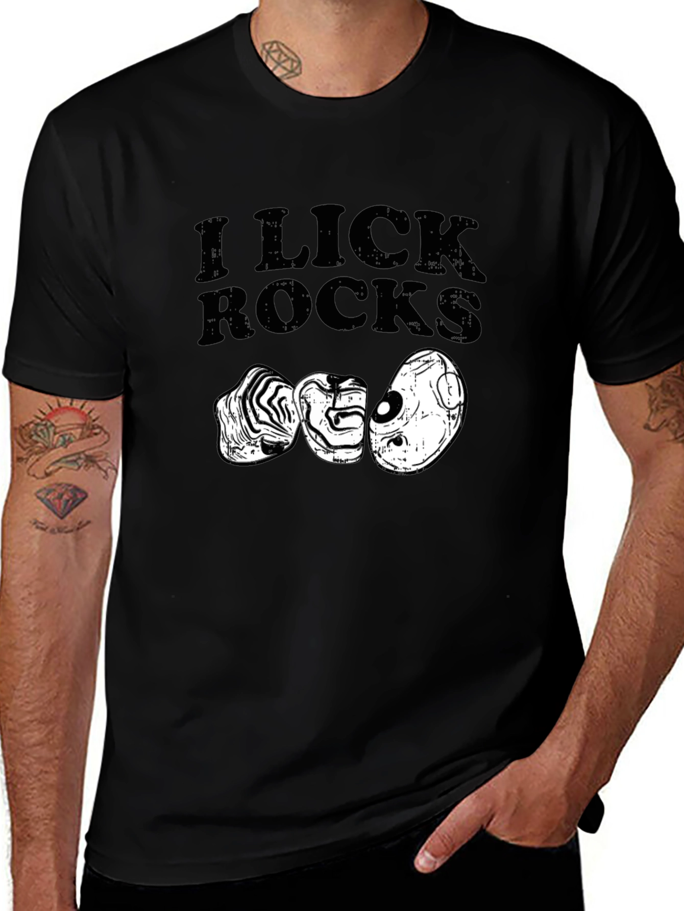 I Lick Rocks Graphic Tee