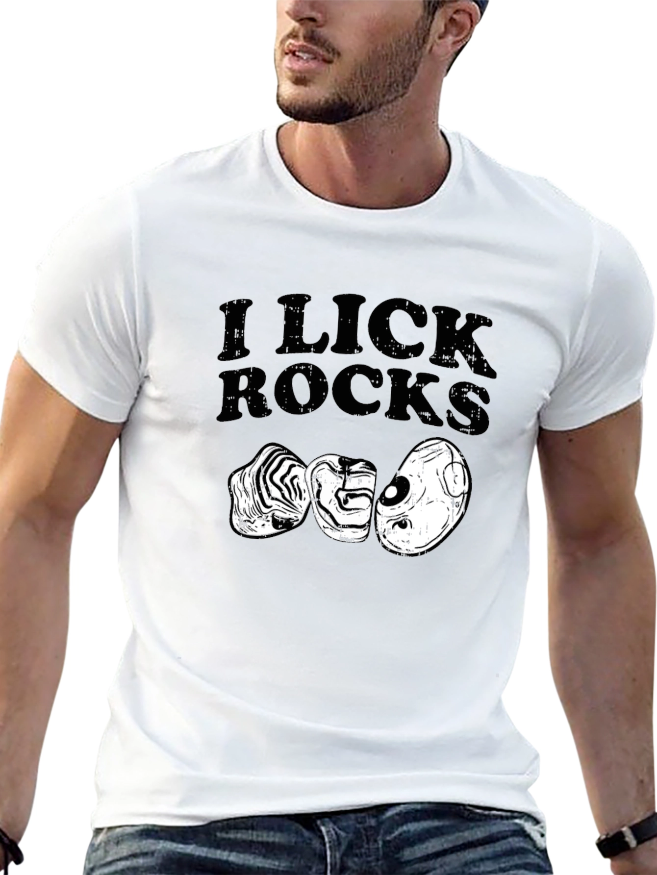 I Lick Rocks Graphic Tee