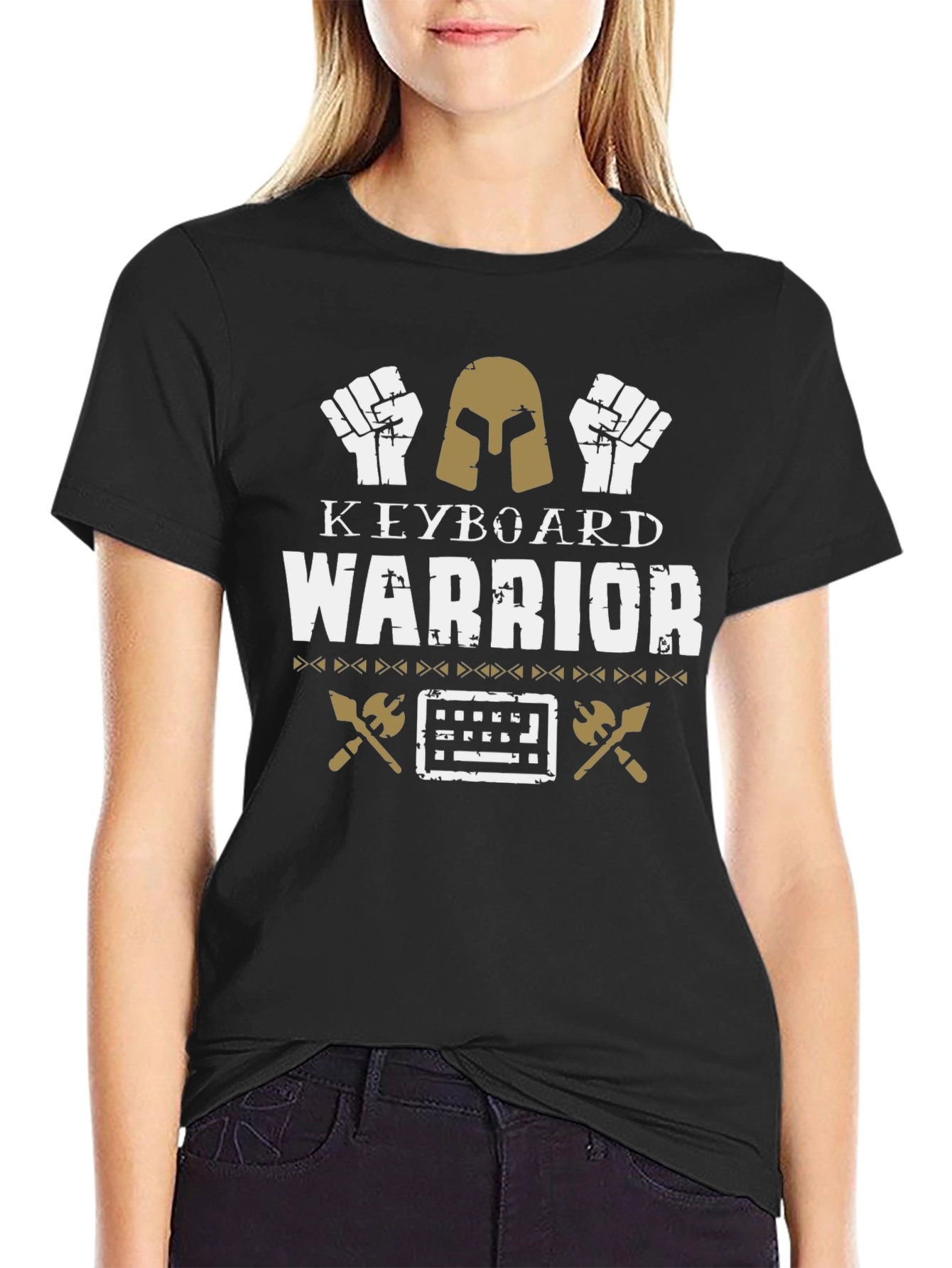 Keyboard Warrior T-Shirt - Gamer Gift