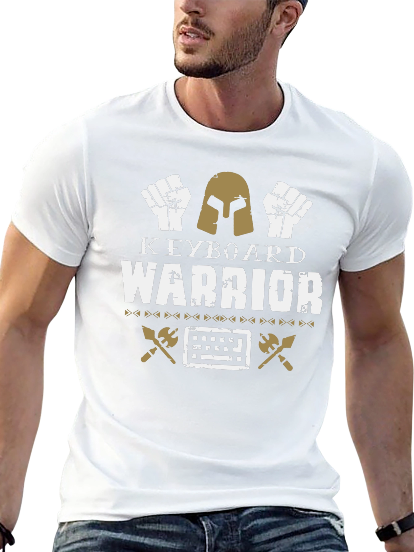 Keyboard Warrior T-Shirt - Gamer Gift