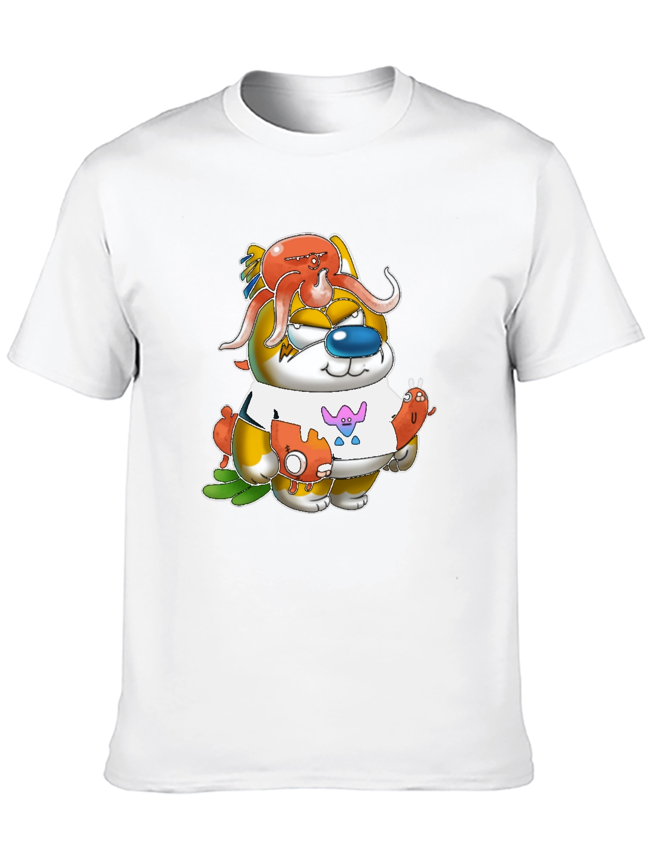 Cartoon Character Graphic T-Shirt