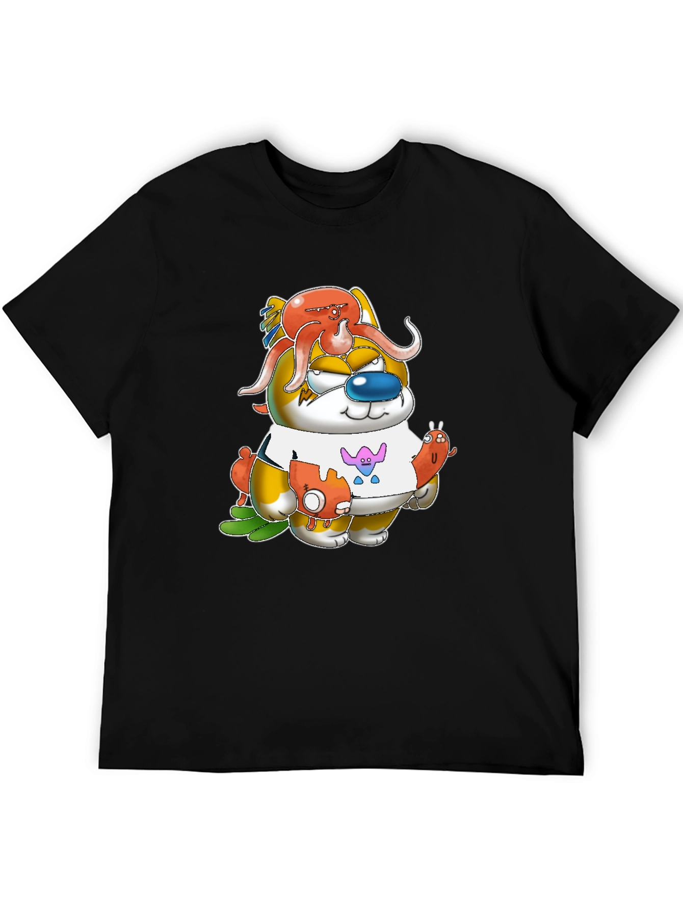 Cartoon Character Graphic T-Shirt