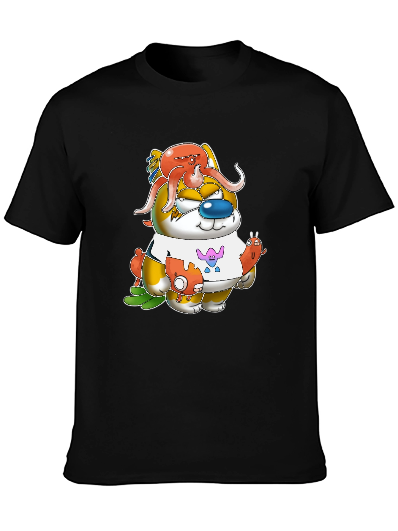 Cartoon Character Graphic T-Shirt