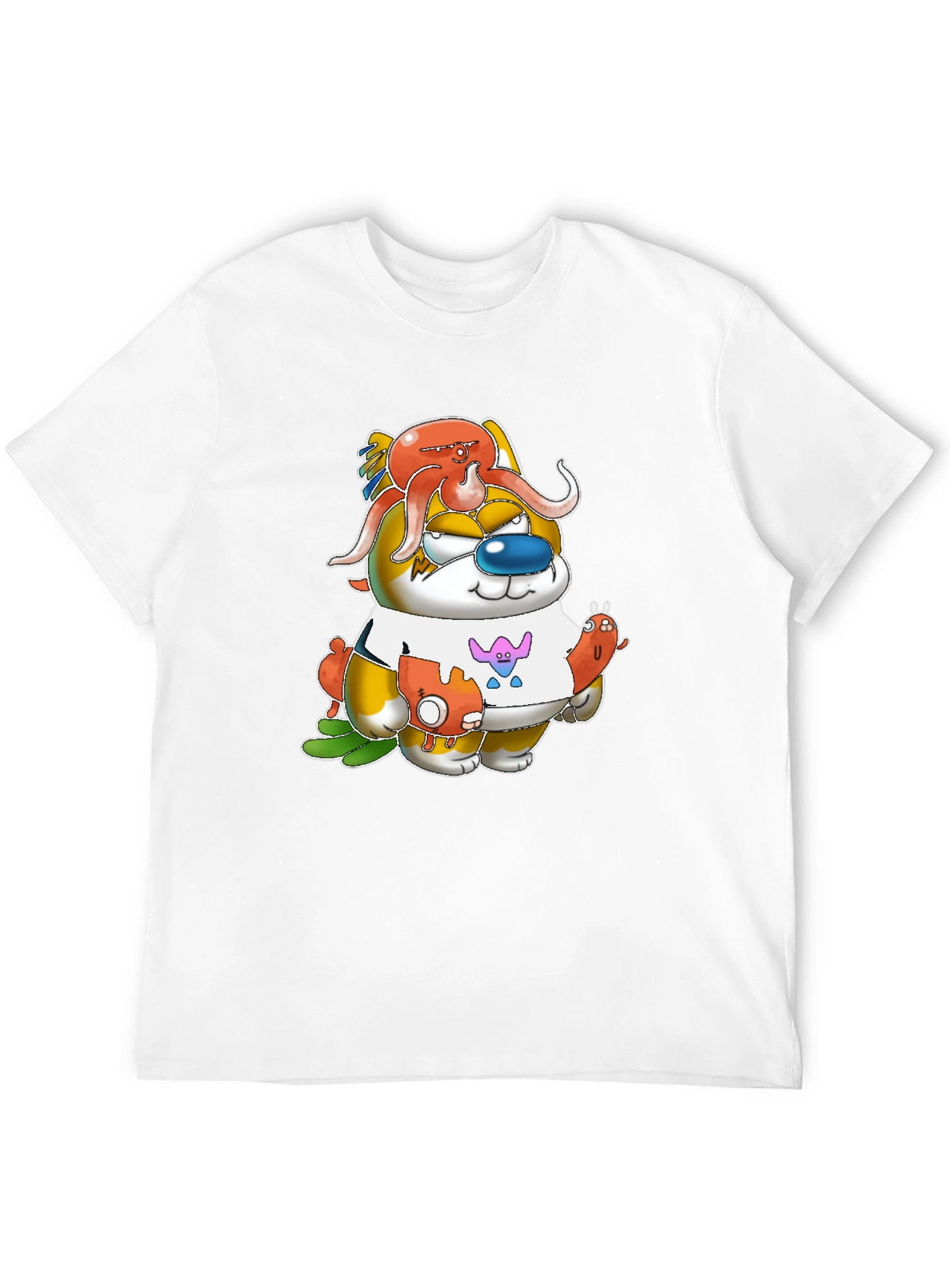 Cartoon Character Graphic T-Shirt